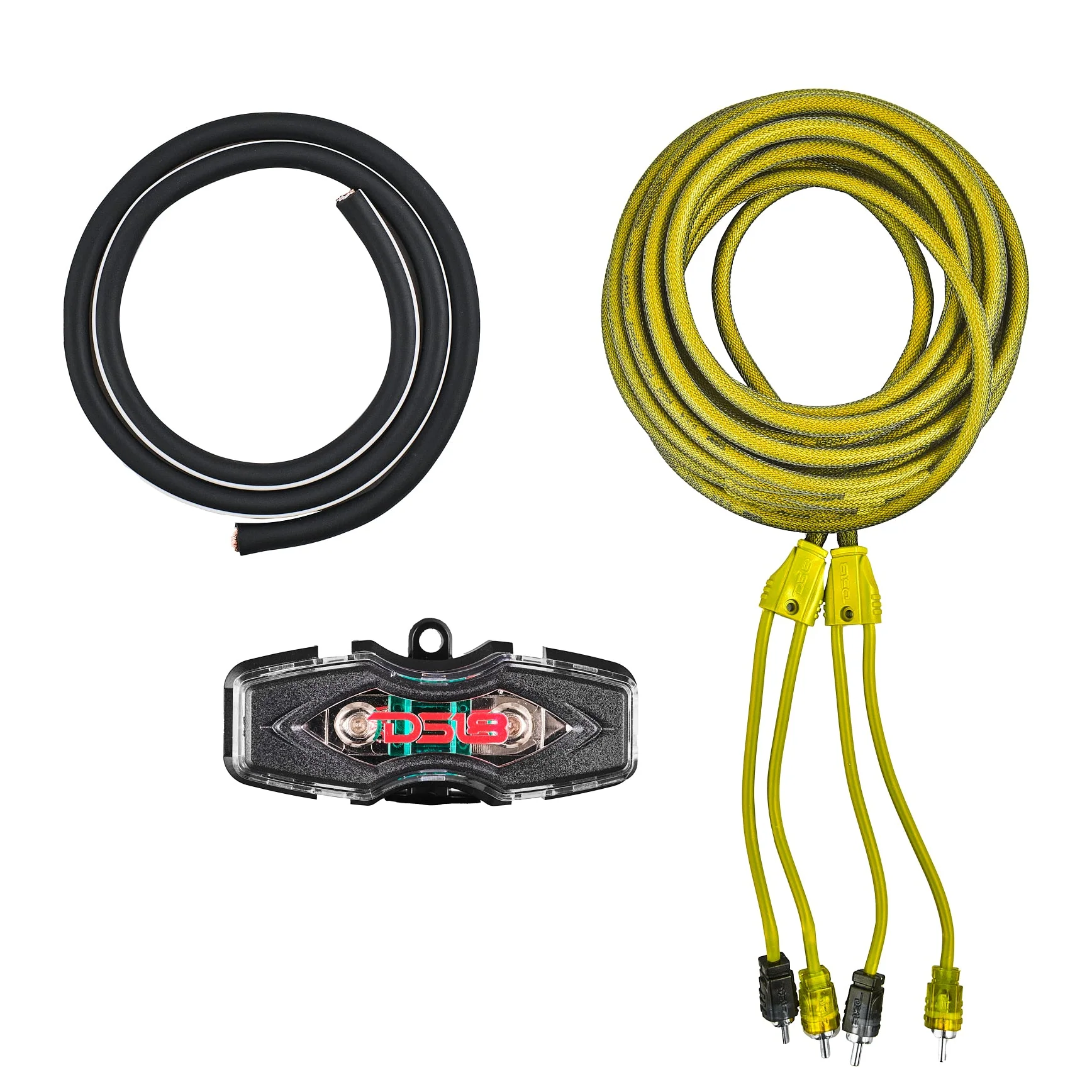 4-GA Amplifier Installation Kit - YELLOW - Image 2