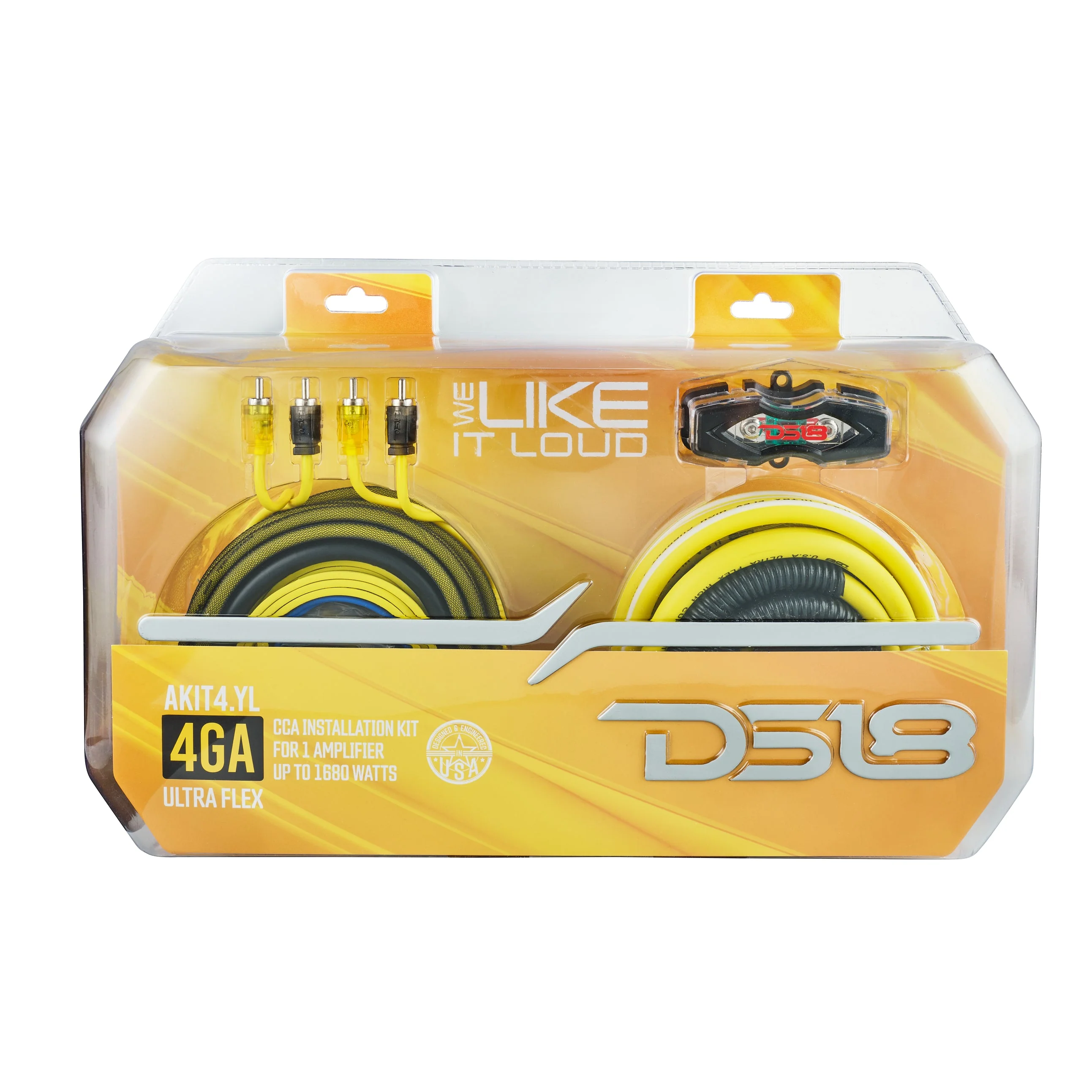 4-GA Amplifier Installation Kit - YELLOW - Image 5