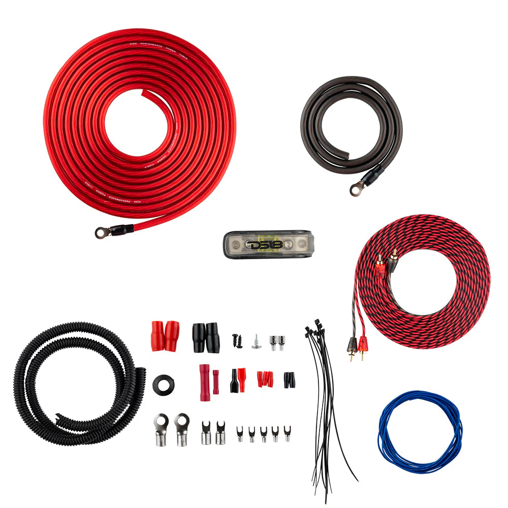 4-GA CCA Amplifier Installation Kit - RED - Image 3