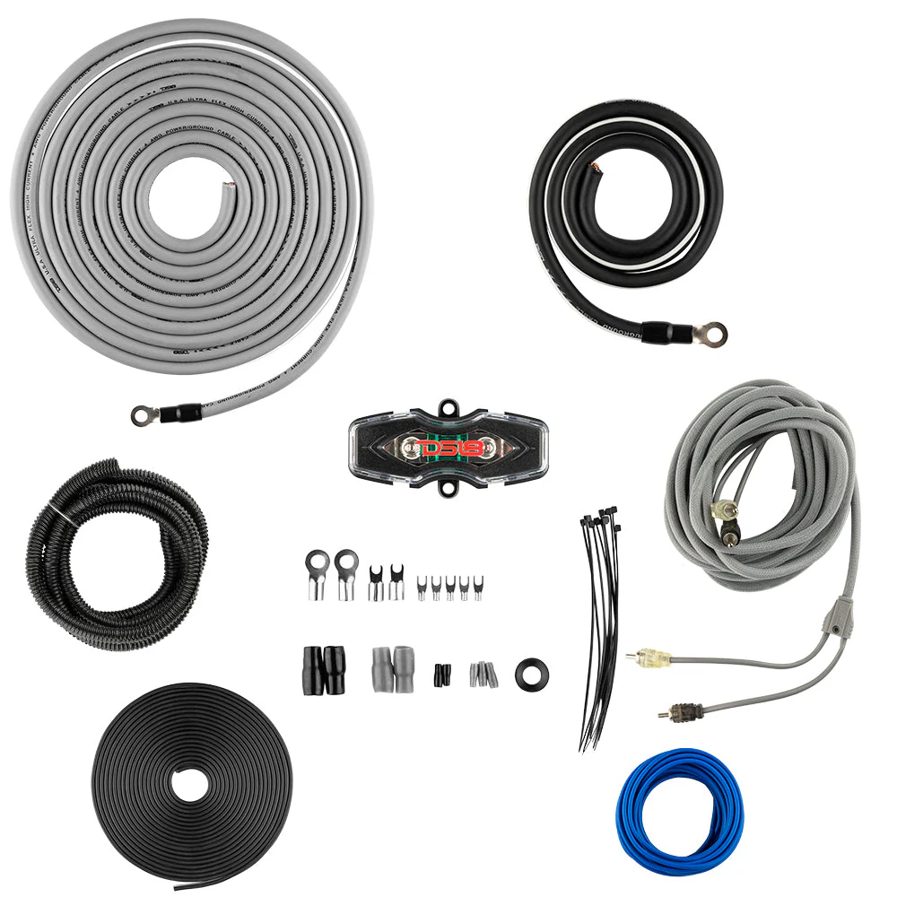 4-GA CCA Amplifier Installation Kit  -  SILVER - Image 2