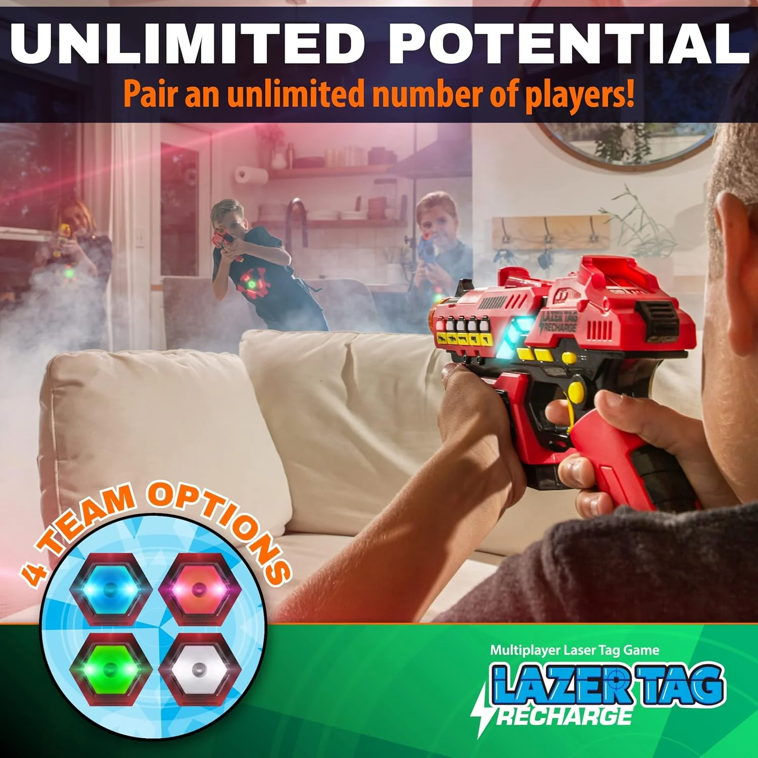 4-Pack: USA Toyz Laser Tag Game - Image 2