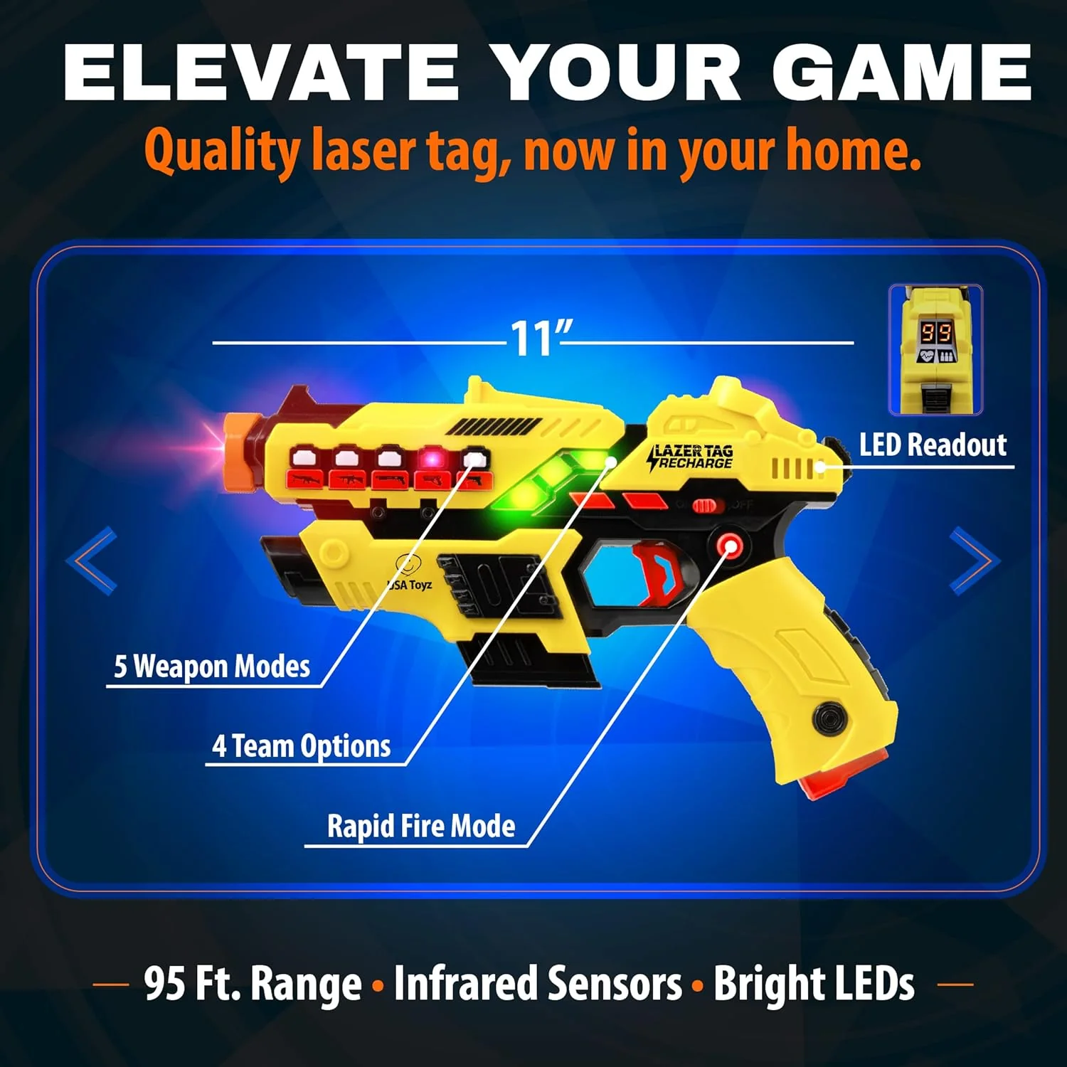 4-Pack: USA Toyz Laser Tag Game - Image 5