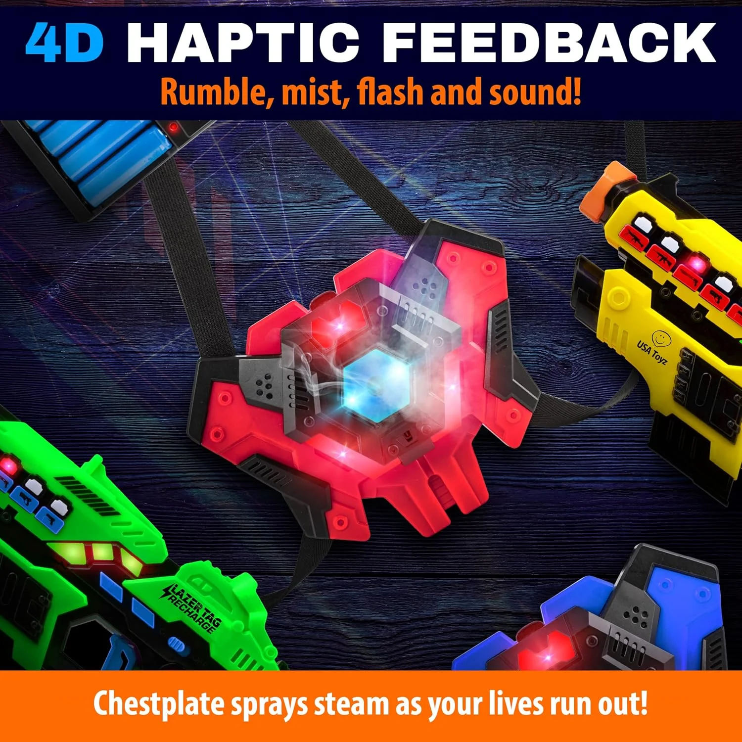4-Pack: USA Toyz Laser Tag Game - Image 6