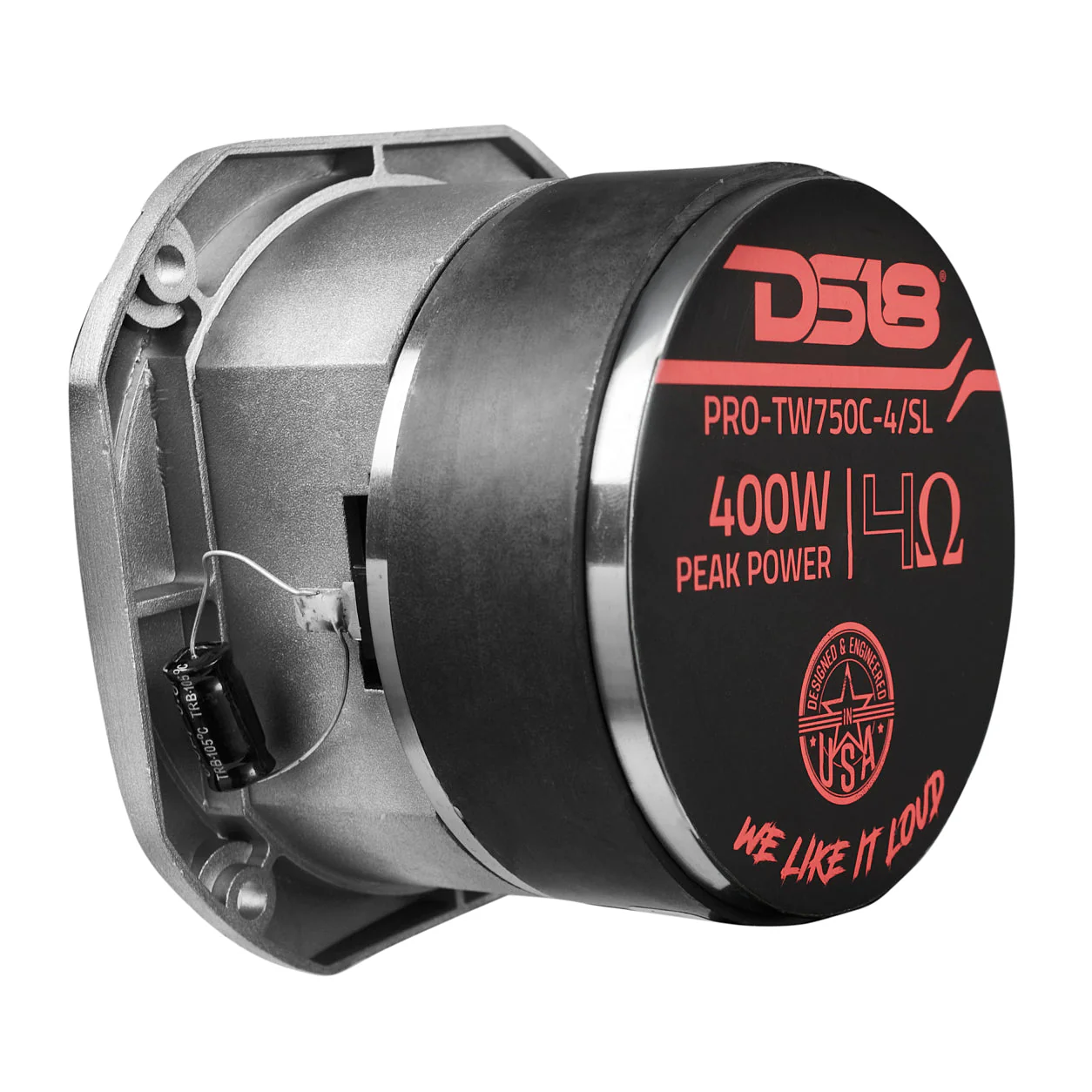 4” Super Bullet Tweeter with 1.5” Titanium Voice Coil and Oversized Ferrite Magnet 200 Watts 4-Ohm - Image 4