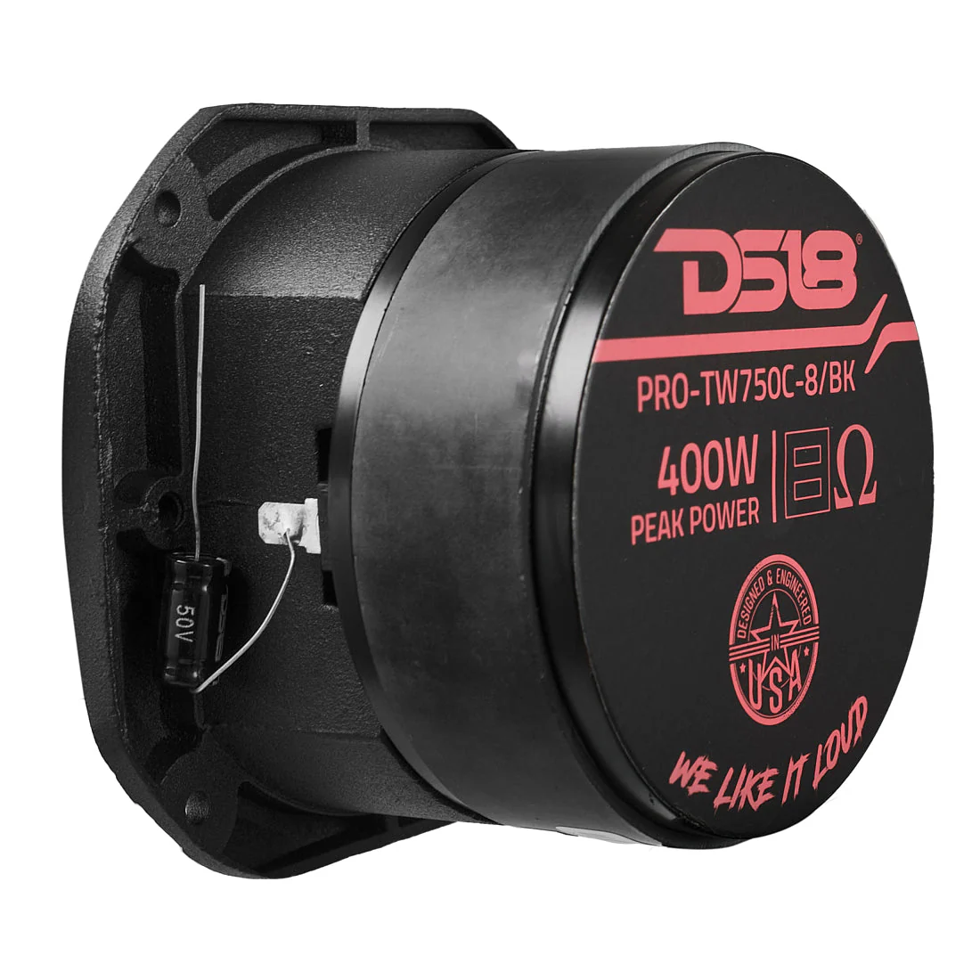 4" Super Bullet Tweeter with 1.5" Titanium Voice Coil and Oversized Ferrite Magnet 200 Watts 8-Ohm - Image 4