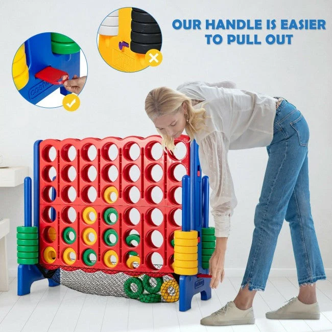 4-to-Score Giant Game Set with Net Storage-Blue - Image 8