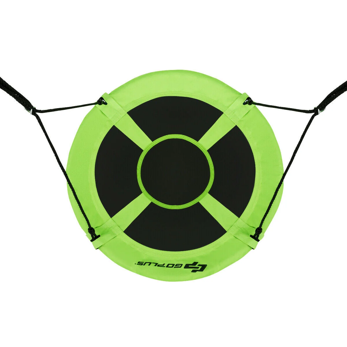 40 Inch Flying Saucer Tree Swing Indoor Outdoor Play Set-Green - Image 4