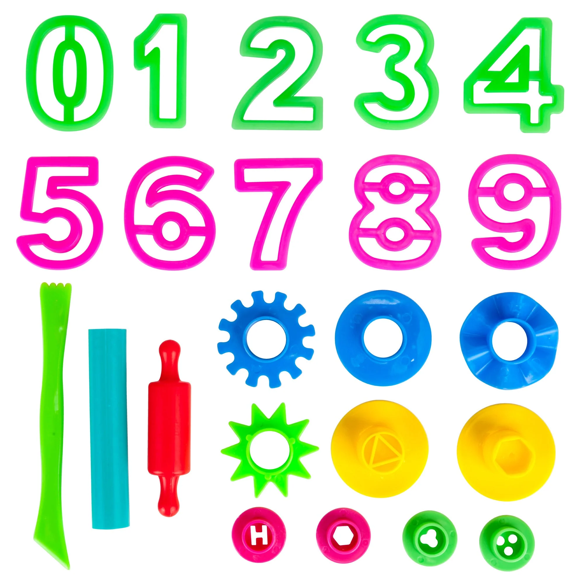 40 Pack Of Party Favors Play Dough + 40 Dough Tools - Bulk Party Pack - Image 3
