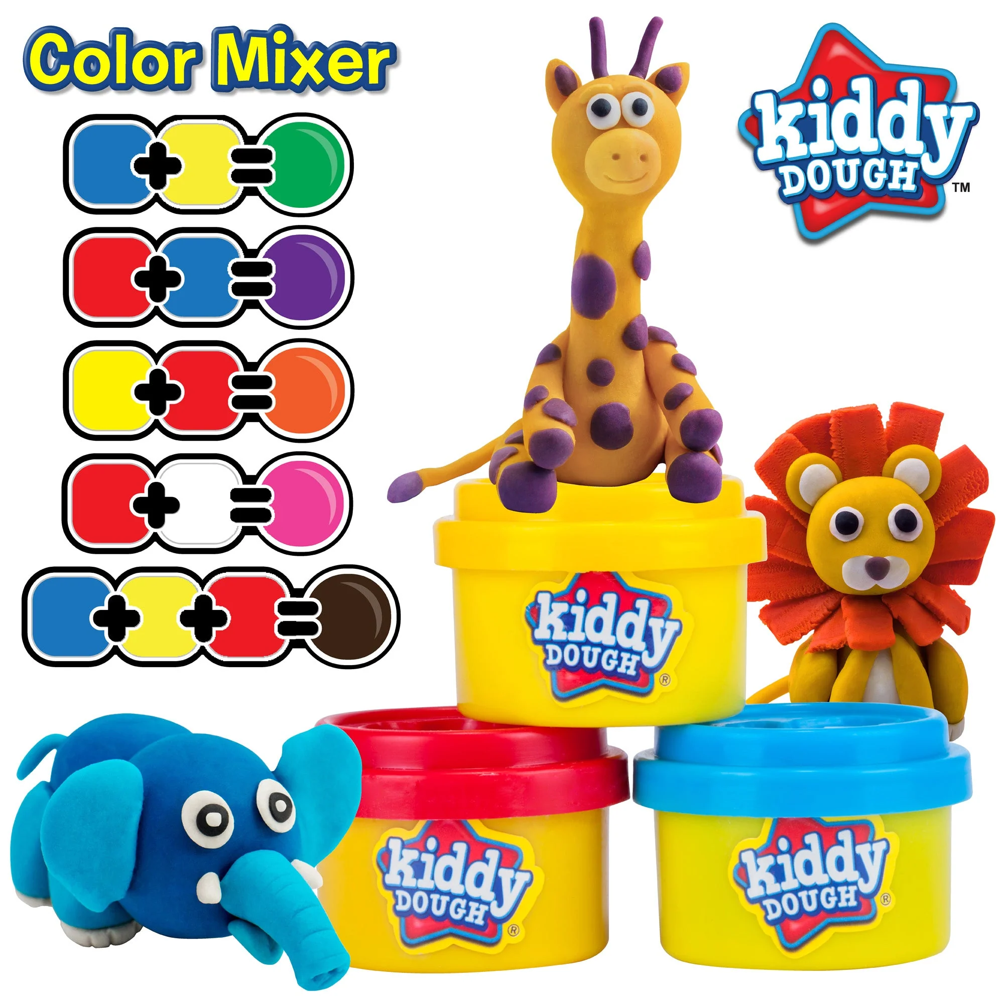 40 Pack Of Party Favors Play Dough + 40 Dough Tools - Bulk Party Pack - Image 6