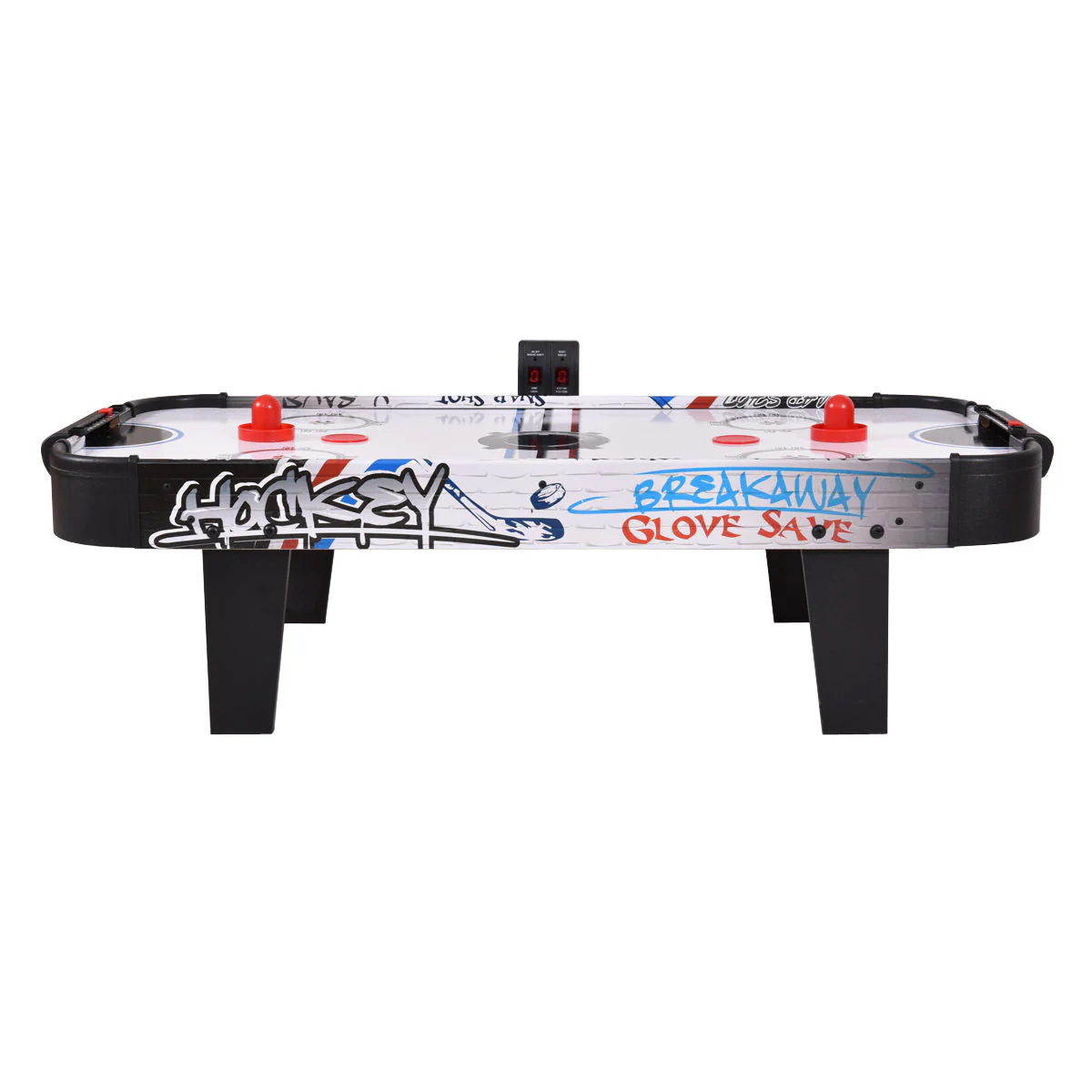 42 Inch Air Powered Hockey Table Top Scoring 2 Pushers - Image 4