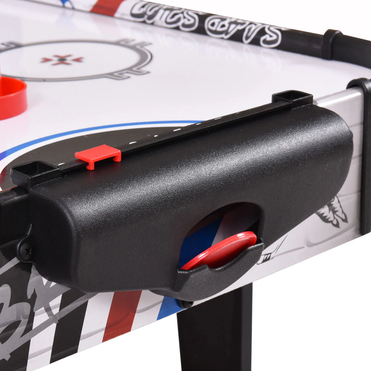 42 Inch Air Powered Hockey Table Top Scoring 2 Pushers - Image 8