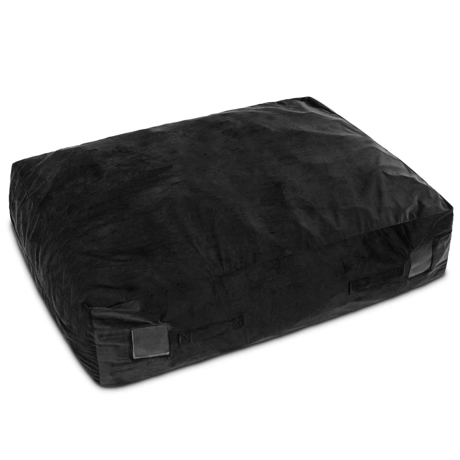 47 x 35.5 Inch Crash Pad Sensory Mat with Foam Blocks and Washable Cover-Black - Image 3
