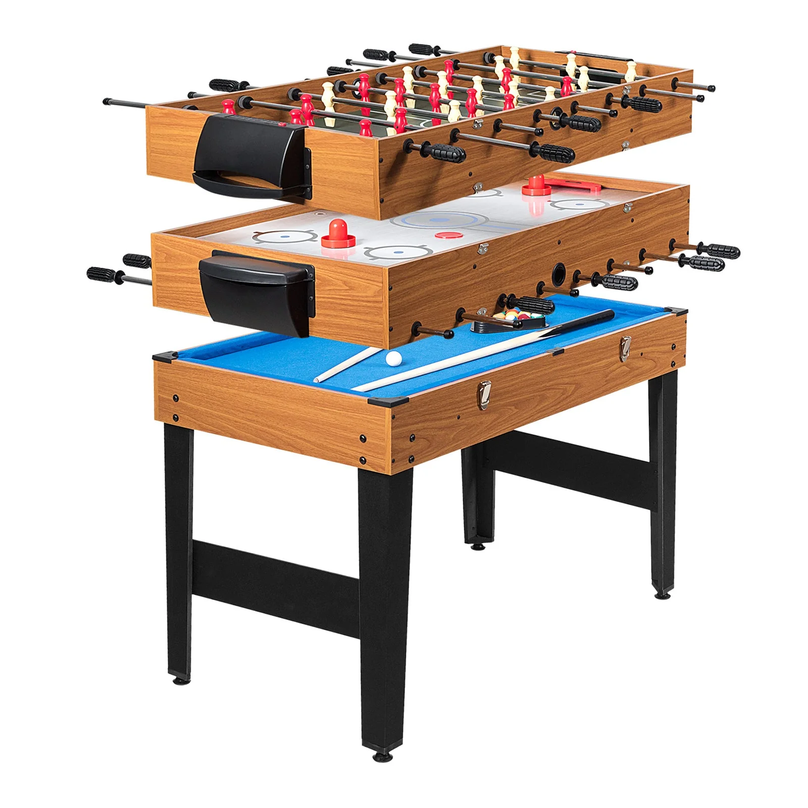 48 Inch 3-In-1 Multi Combo Game Table with Soccer for Game Rooms - Image 3