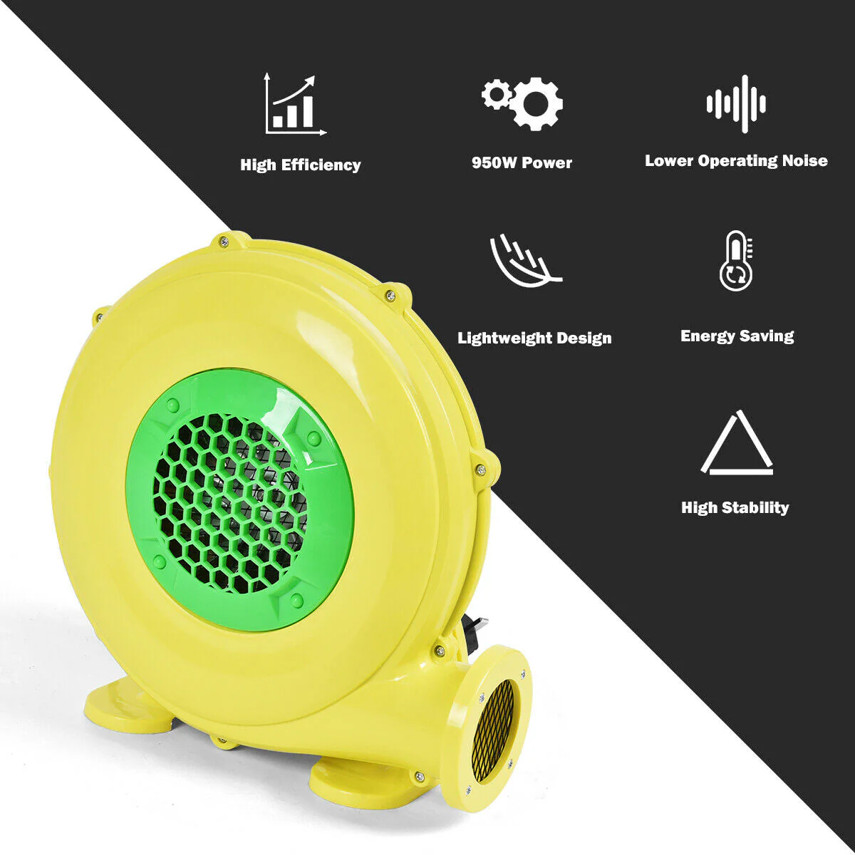 480 W 0.6 HP Air Blower Pump Fan for Inflatable Bounce House - Image 3