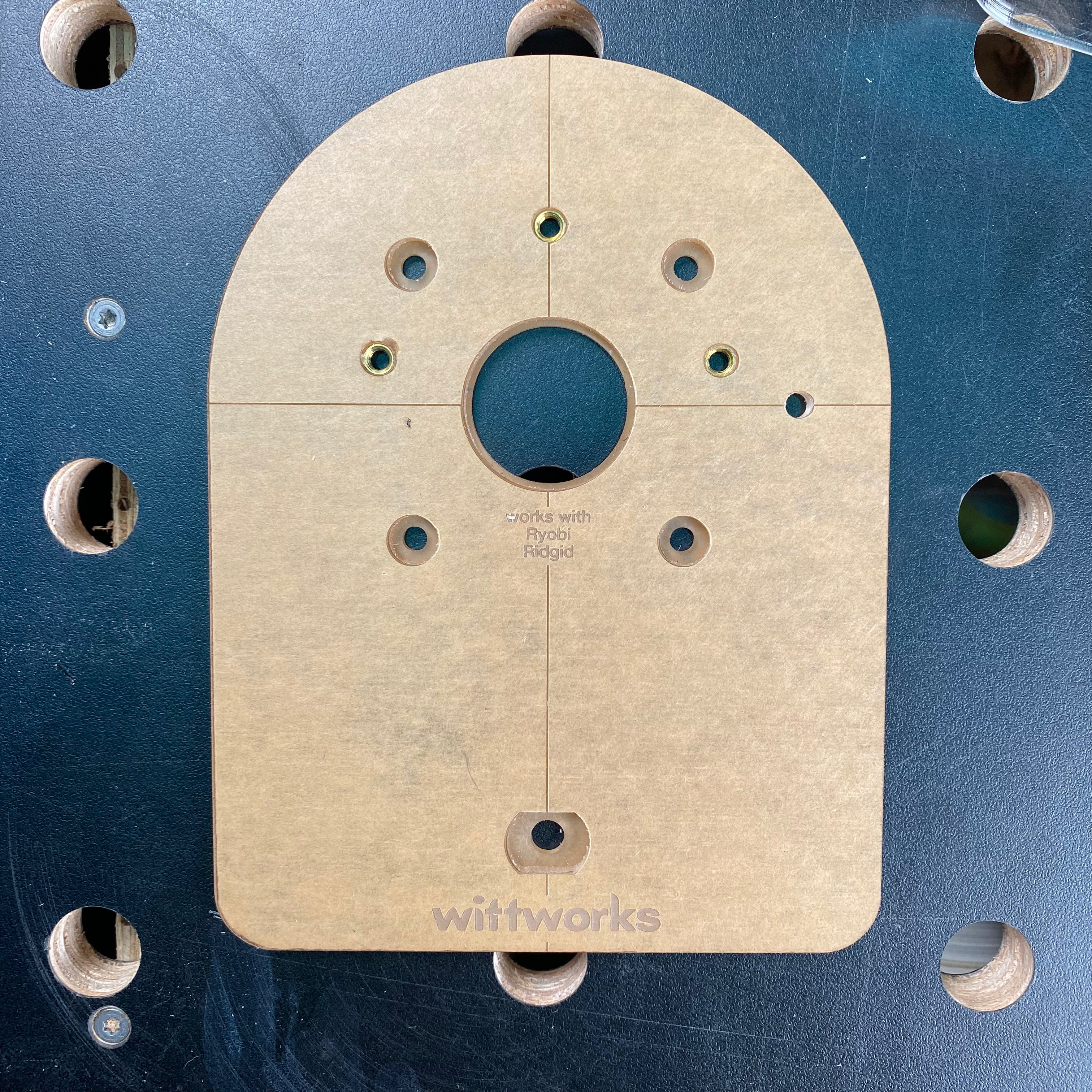 5.5" x 7.25" Trim Router Base Plate & Handle - Image 3