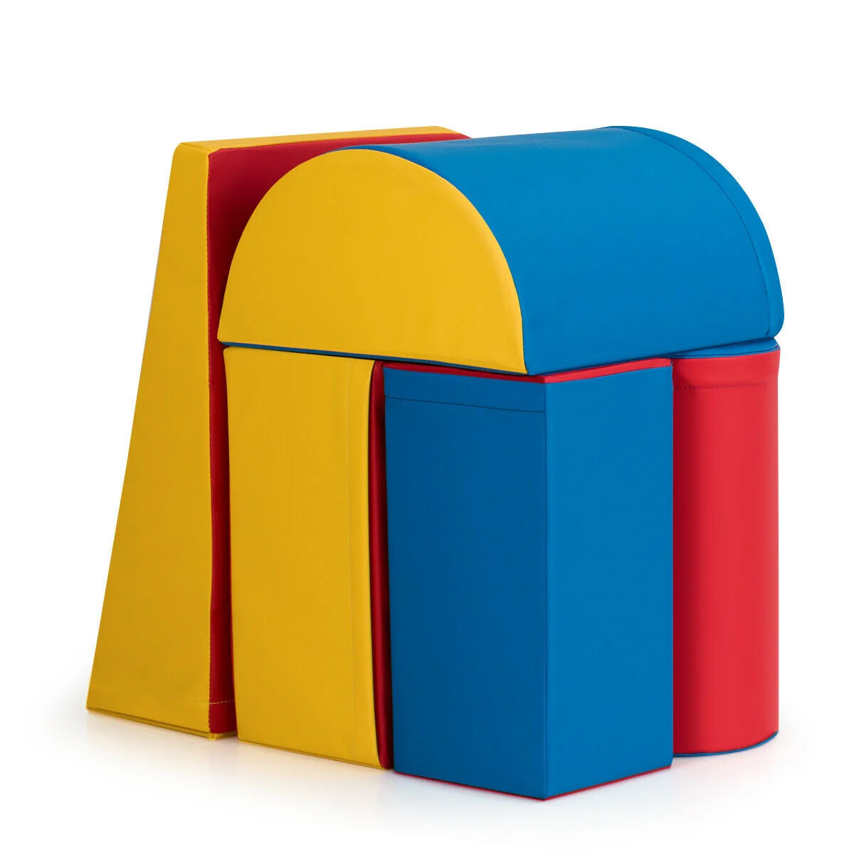 5-Piece Set Climb Activity Play Safe Foam Blocks-Red - Image 3
