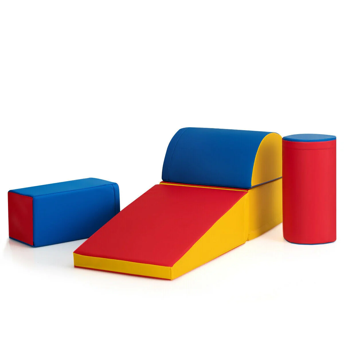 5-Piece Set Climb Activity Play Safe Foam Blocks-Red - Image 4
