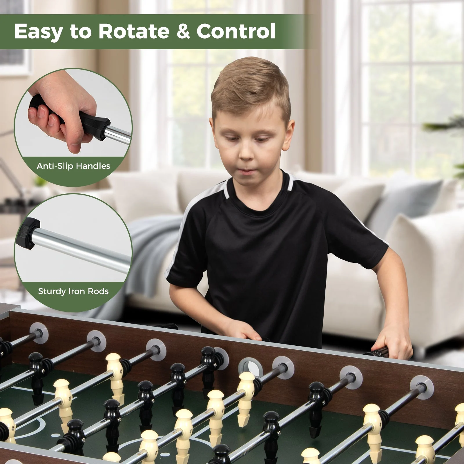 54 Inch Indoor Competition Game Soccer Table - Image 4