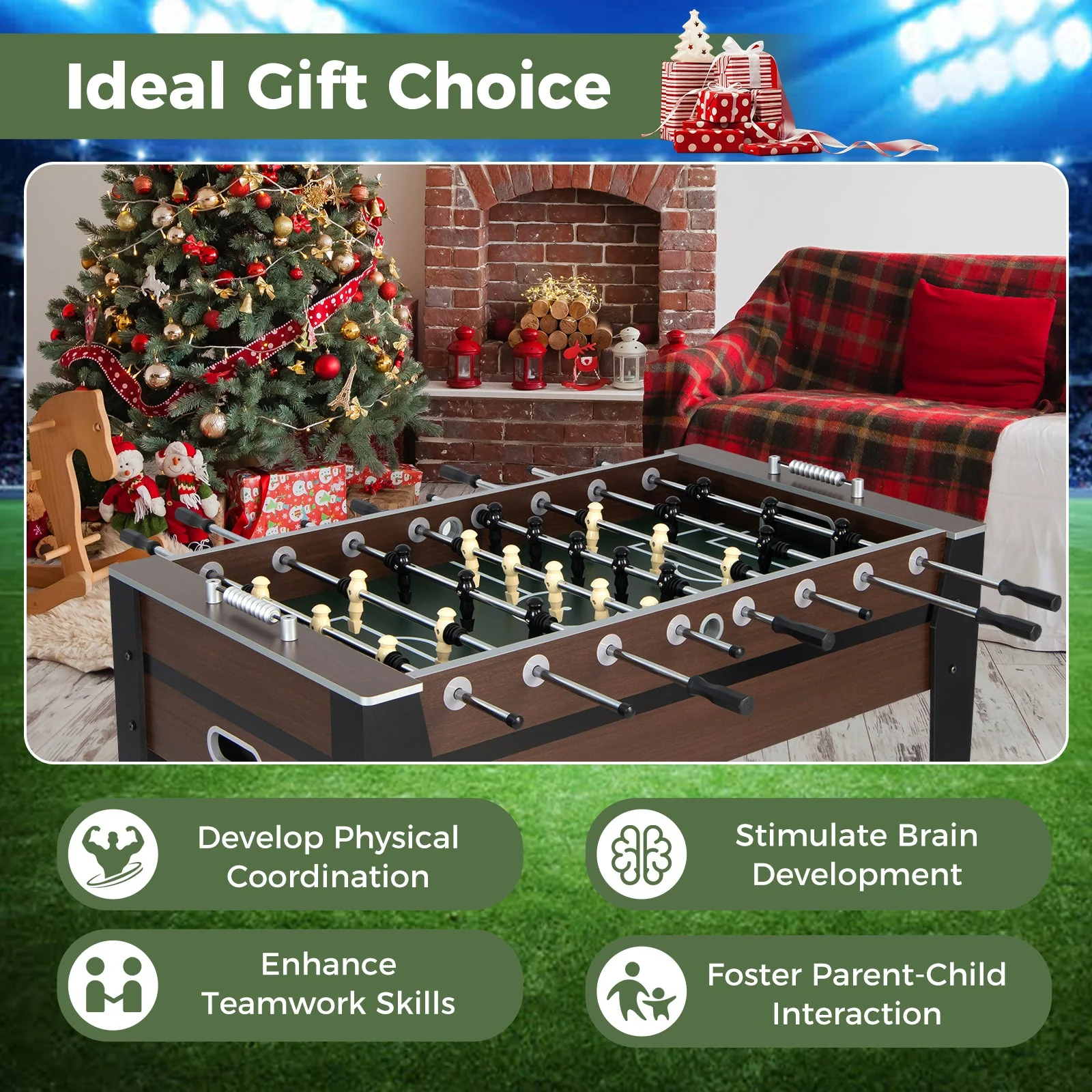 54 Inch Indoor Competition Game Soccer Table - Image 6