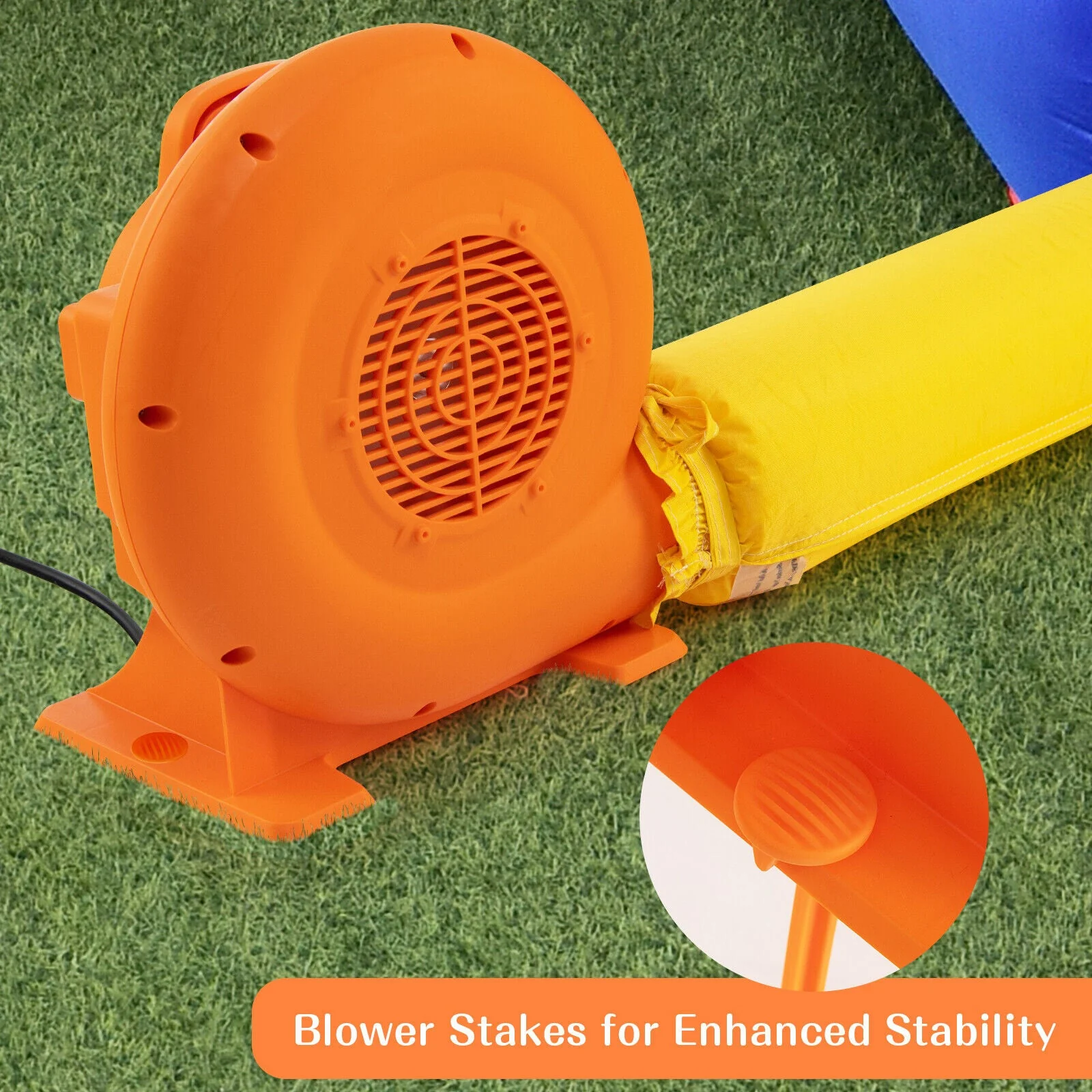 550W Air Blower (0.7HP) for Inflatables with 25 feet Wire and GFCI Plug - Image 2