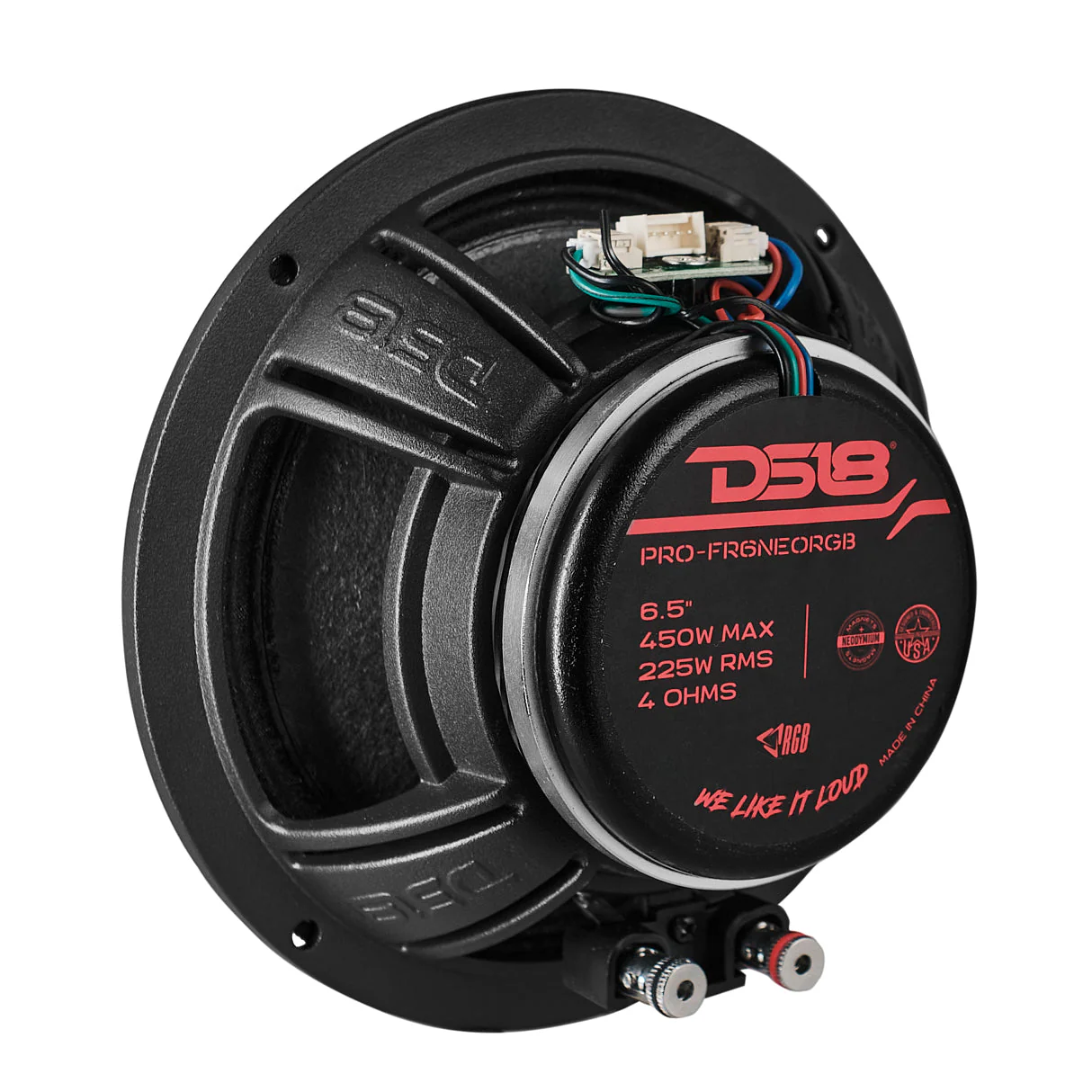 6.5" Full-Range Loudspeaker with RGB LED Bullet 225 Watts Rms Neodymium Magnet - Image 4