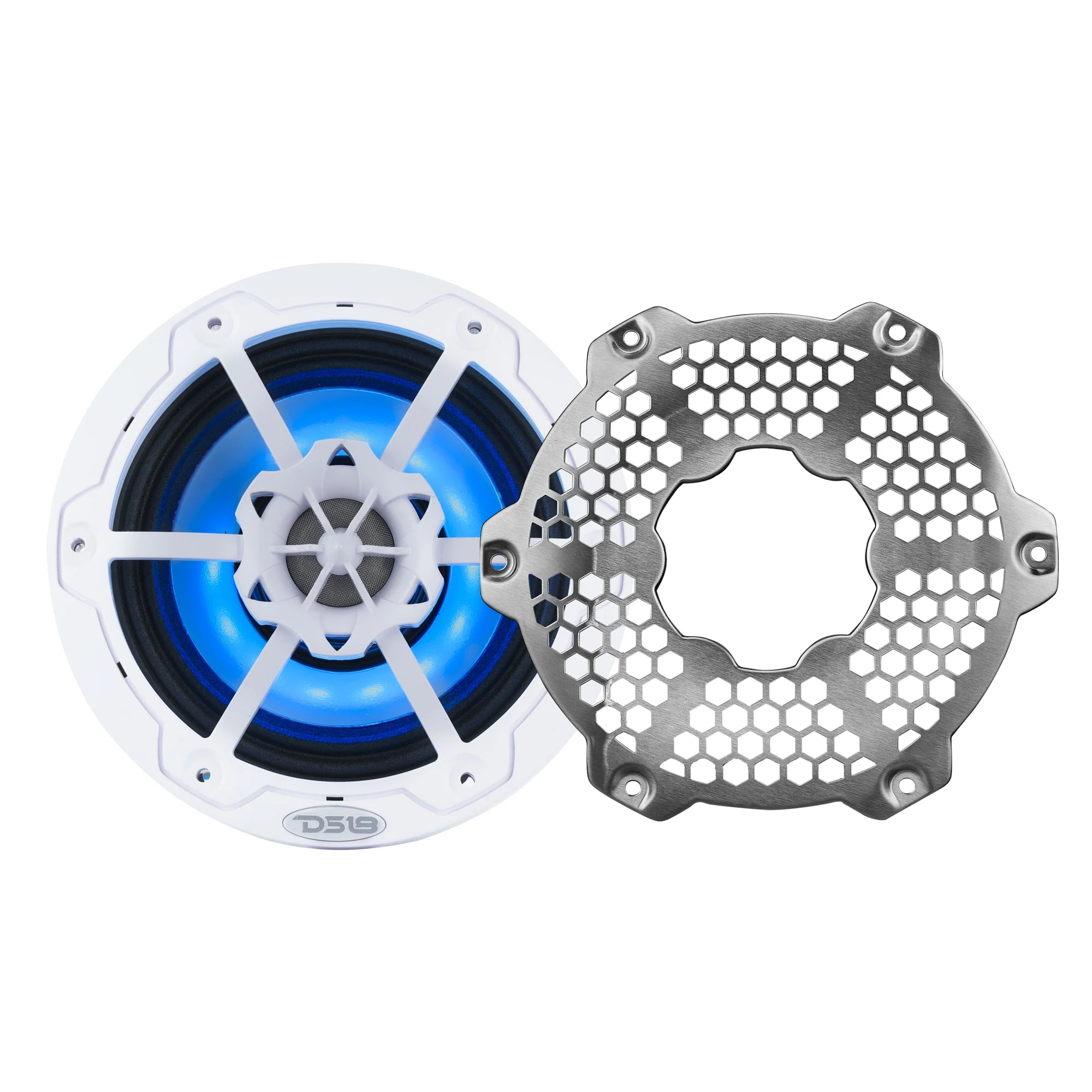 6.5” Marine 2-Way Hybrid Speaker with RGB LED, Compression Driver and Neodymium Magnet | 250W RMS 4-Ohm - Image 2