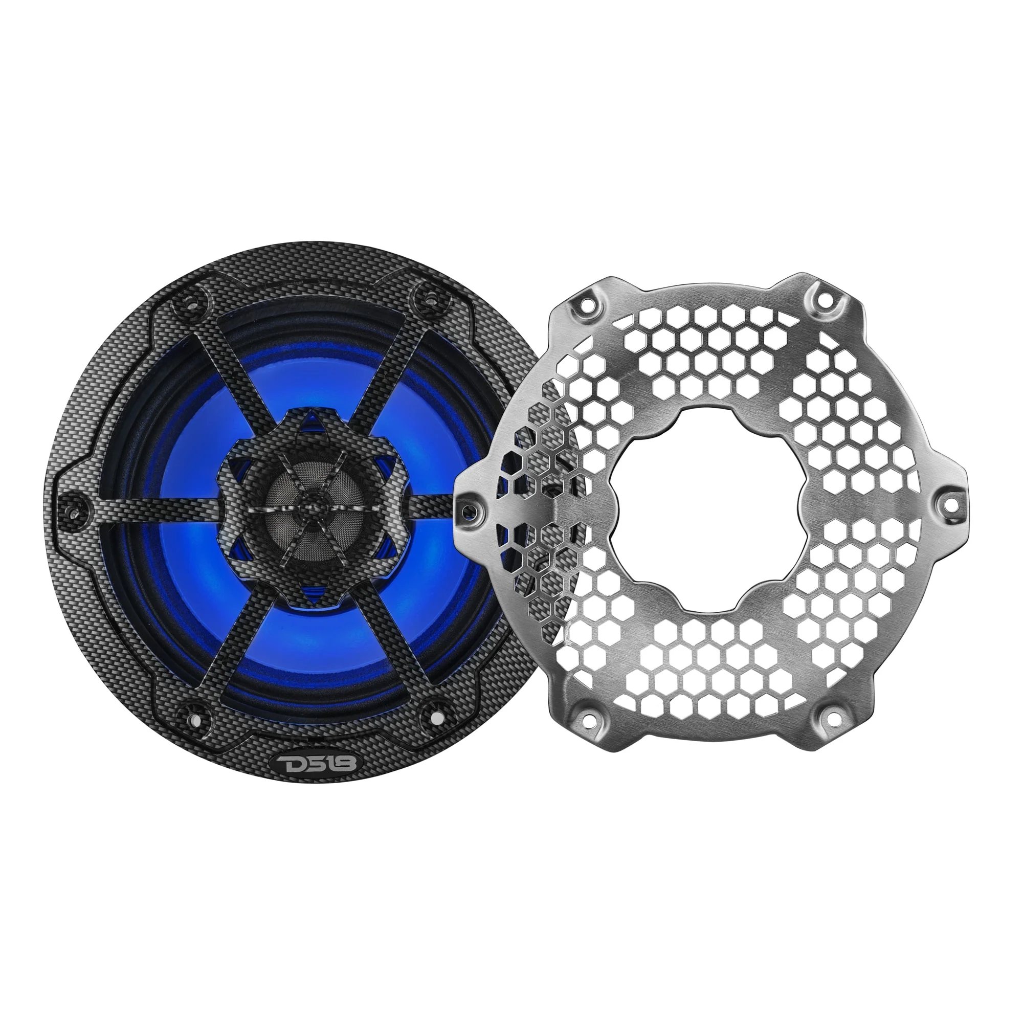 6.5” Marine 2-Way Hybrid Speaker with RGB LED, Compression Driver and Neodymium Magnet | 250W RMS 4-Ohm - Image 2