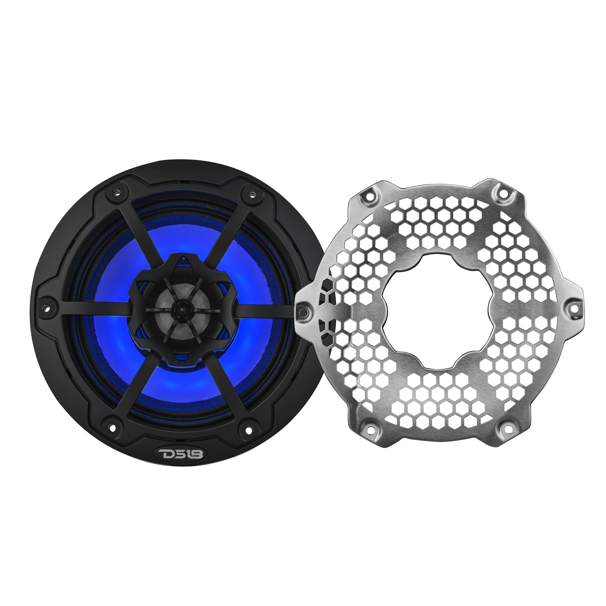 6.5” Marine 2-Way Hybrid Speaker with RGB LED, Compression Driver and Neodymium Magnet | 250W RMS 4-Ohm - Image 2