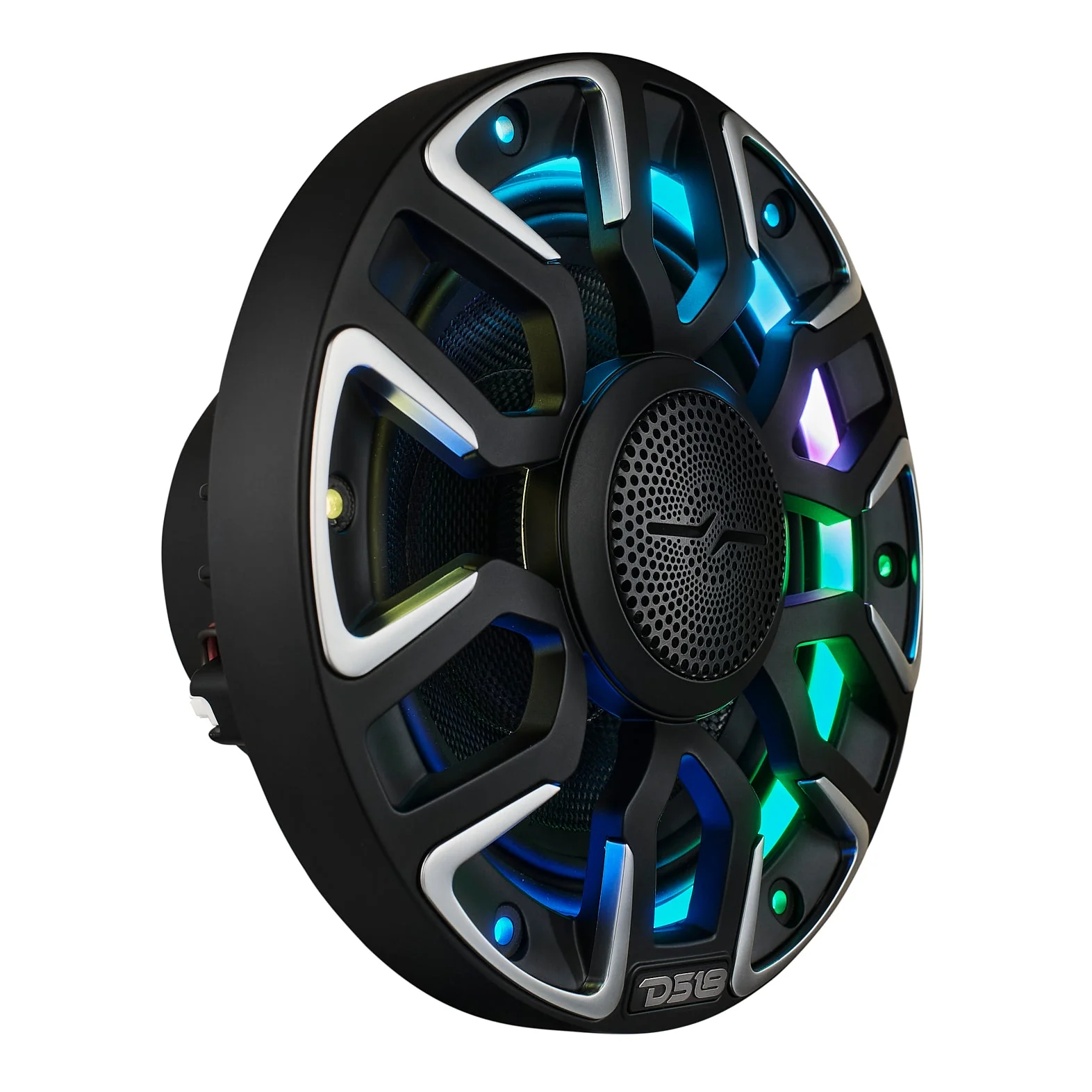 6.5” Marine Coaxial Speaker With Kevlar Cone, Bullet Tweeter, Neodymium Magnet, and Digital LED Lights | 200W RMS 4-Ohm - Image 3