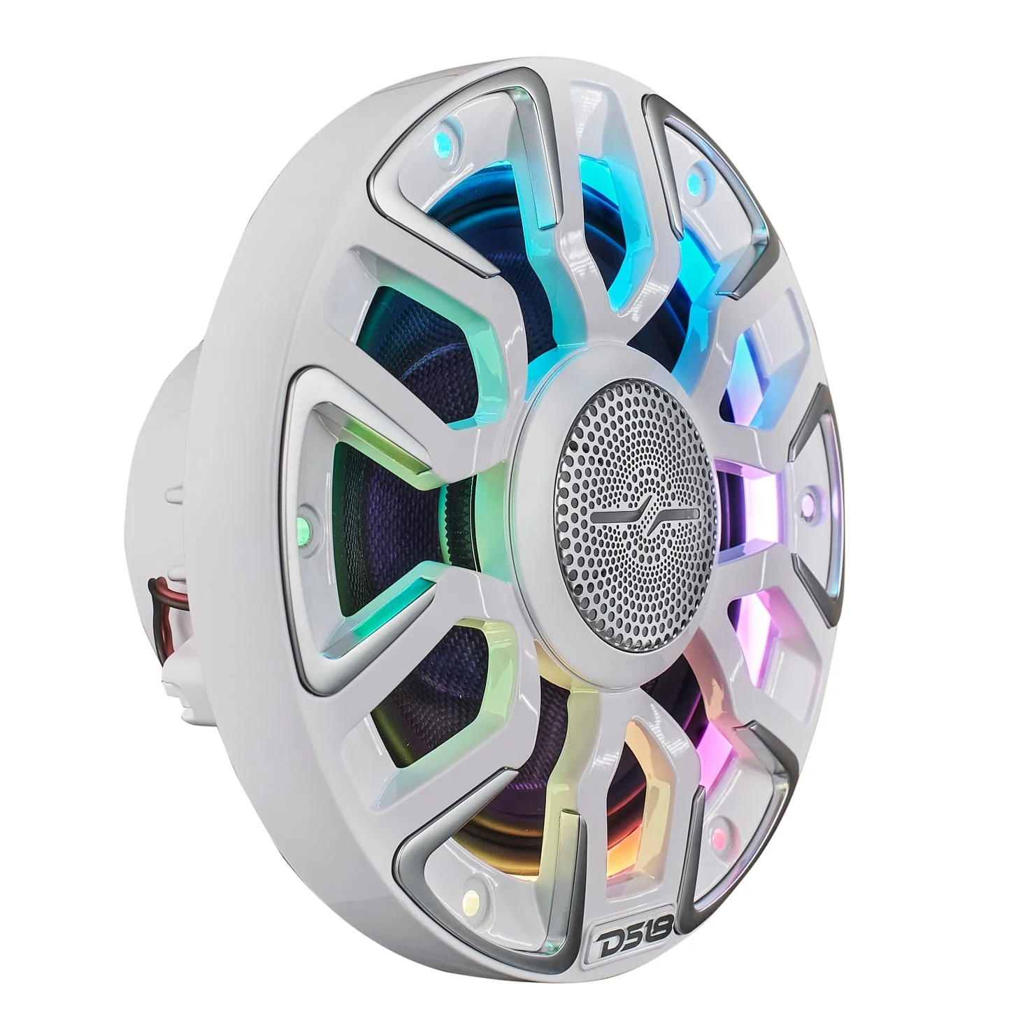 6.5” Marine Coaxial Speaker With Kevlar Cone, Bullet Tweeter, Neodymium Magnet, and Digital LED Lights | 200W RMS 4-Ohm - Image 3