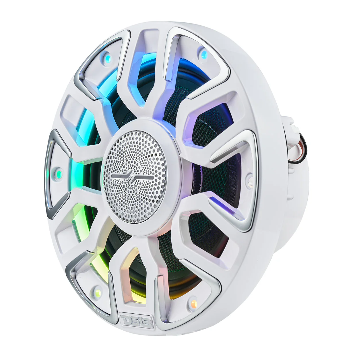6.5” Marine Coaxial Speaker With Kevlar Cone, Bullet Tweeter, Neodymium Magnet, and Digital LED Lights | 200W RMS 4-Ohm - Image 4