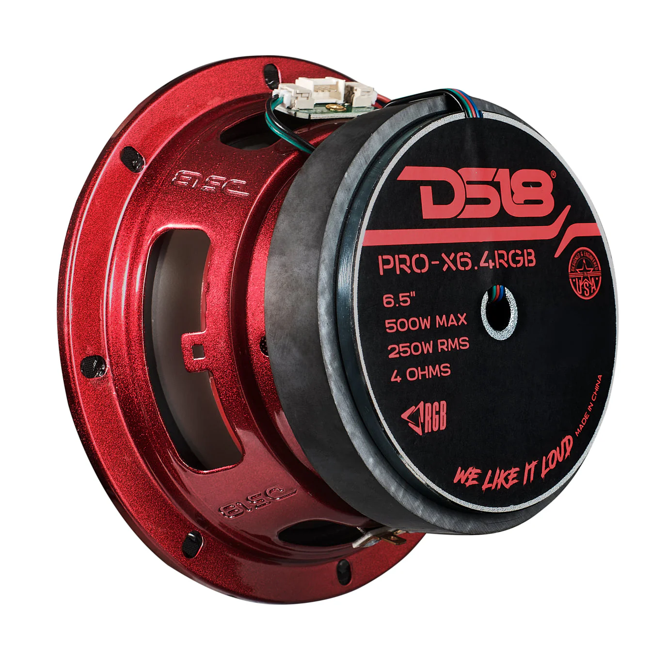 6.5" Mid-Range Loudspeaker with Dual RGB LED For Cone & Dust Cap 250 Watts 4-Ohm - Image 6