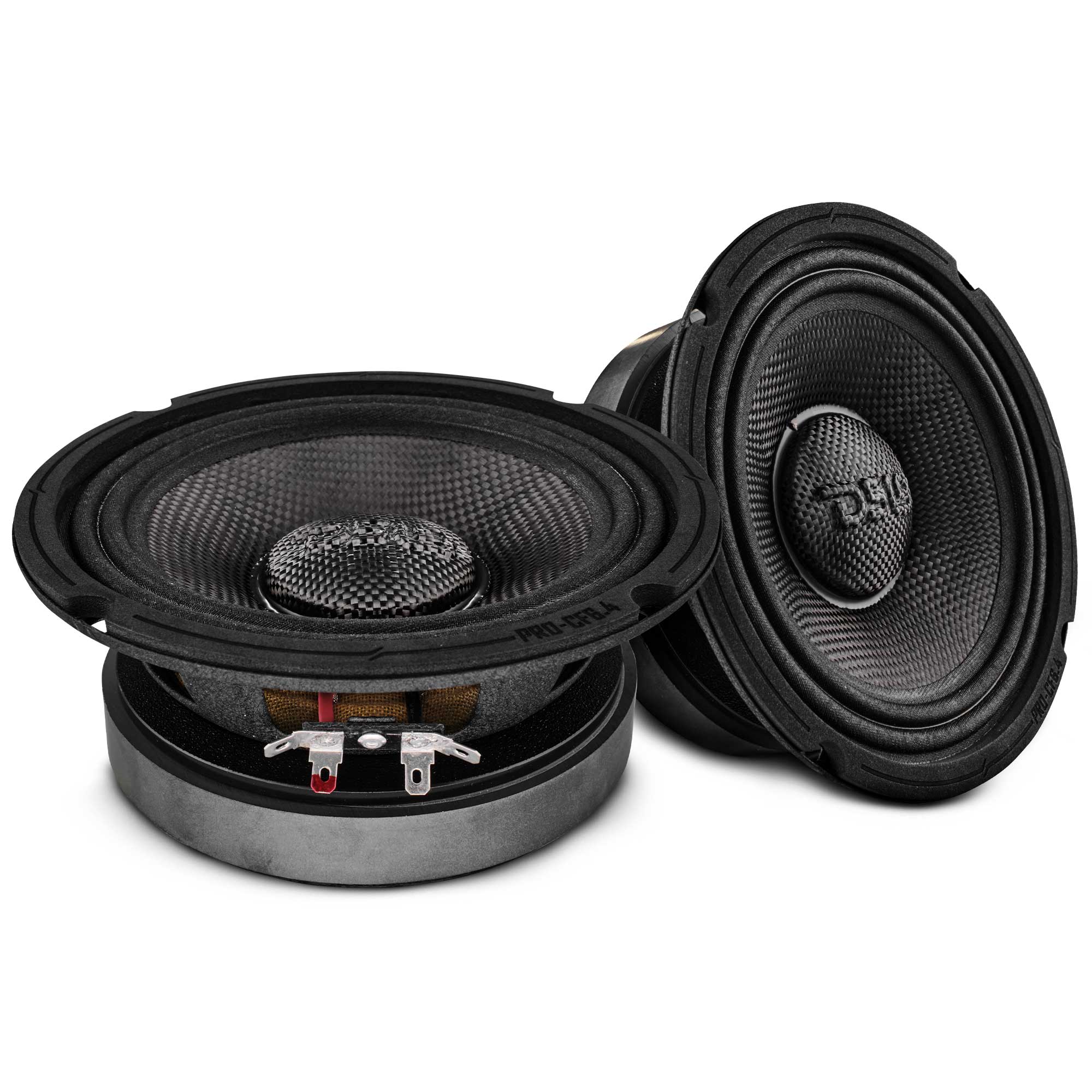 6.5” Motorcycle & Motorsports Loudspeaker With Water Resistant Carbon Fiber Cone | 4-Ohm 300W RMS - Image 2