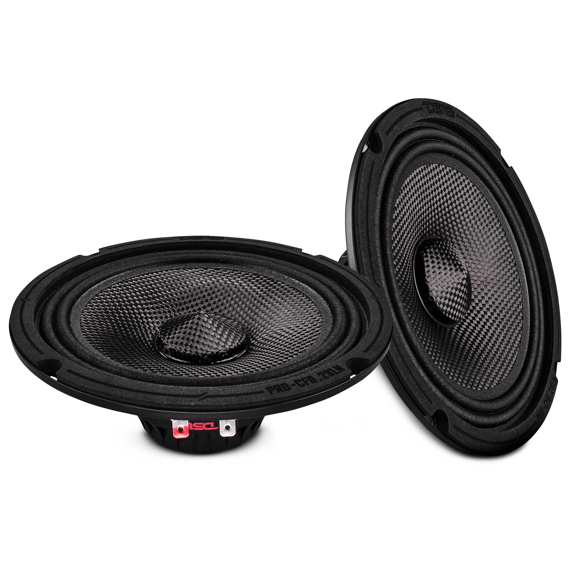 6.5” Slim Motorcycle & Motorsports Loudspeaker With Neodymium Magnet and Water Resistant Carbon Fiber Cone | 2-Ohm 150W RMS - Image 2