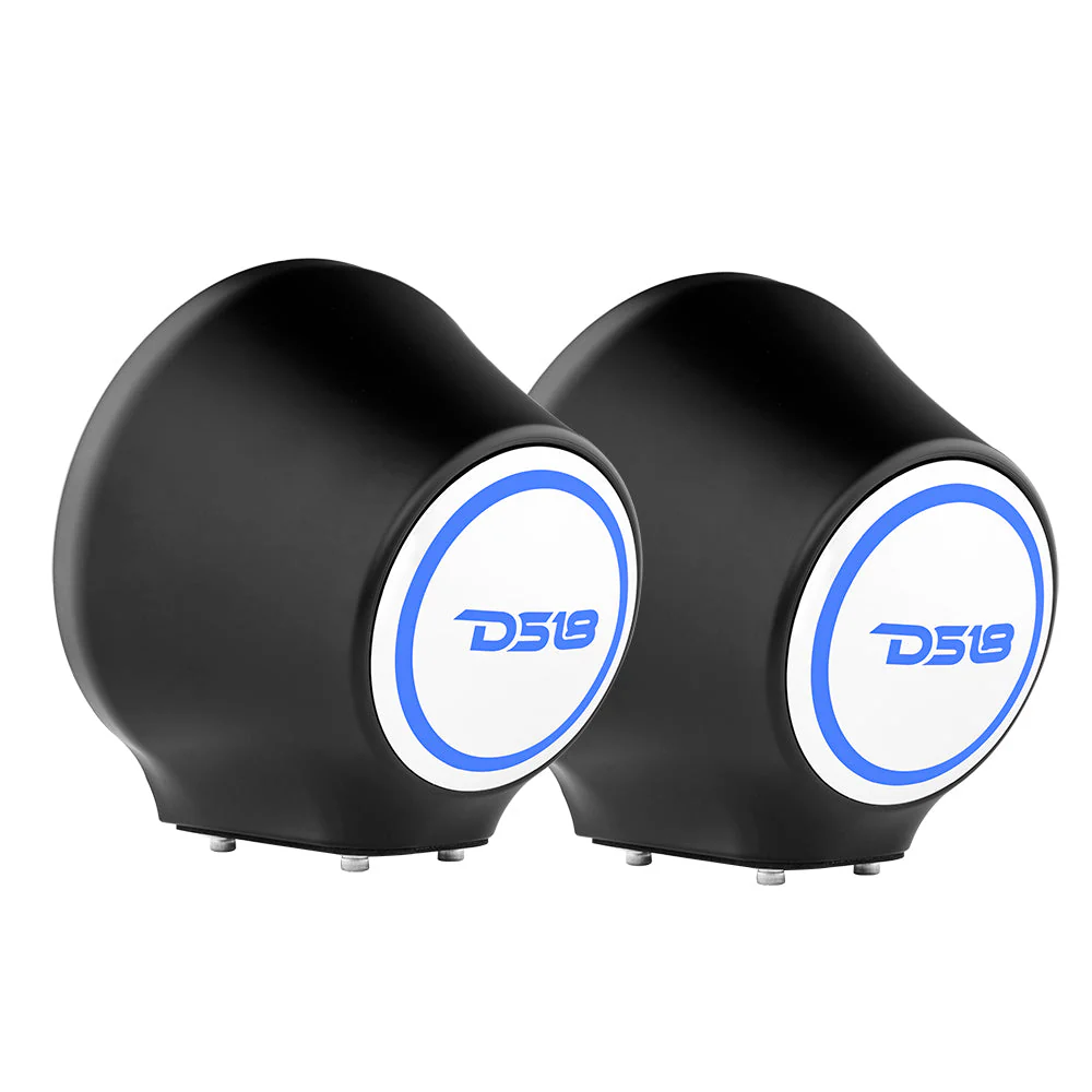 6.5” Universal Flat Mount Kick Panel Speaker Pod – Jet Skis, Jeeps, Motorcycles – RGB LED Lights - Image 10