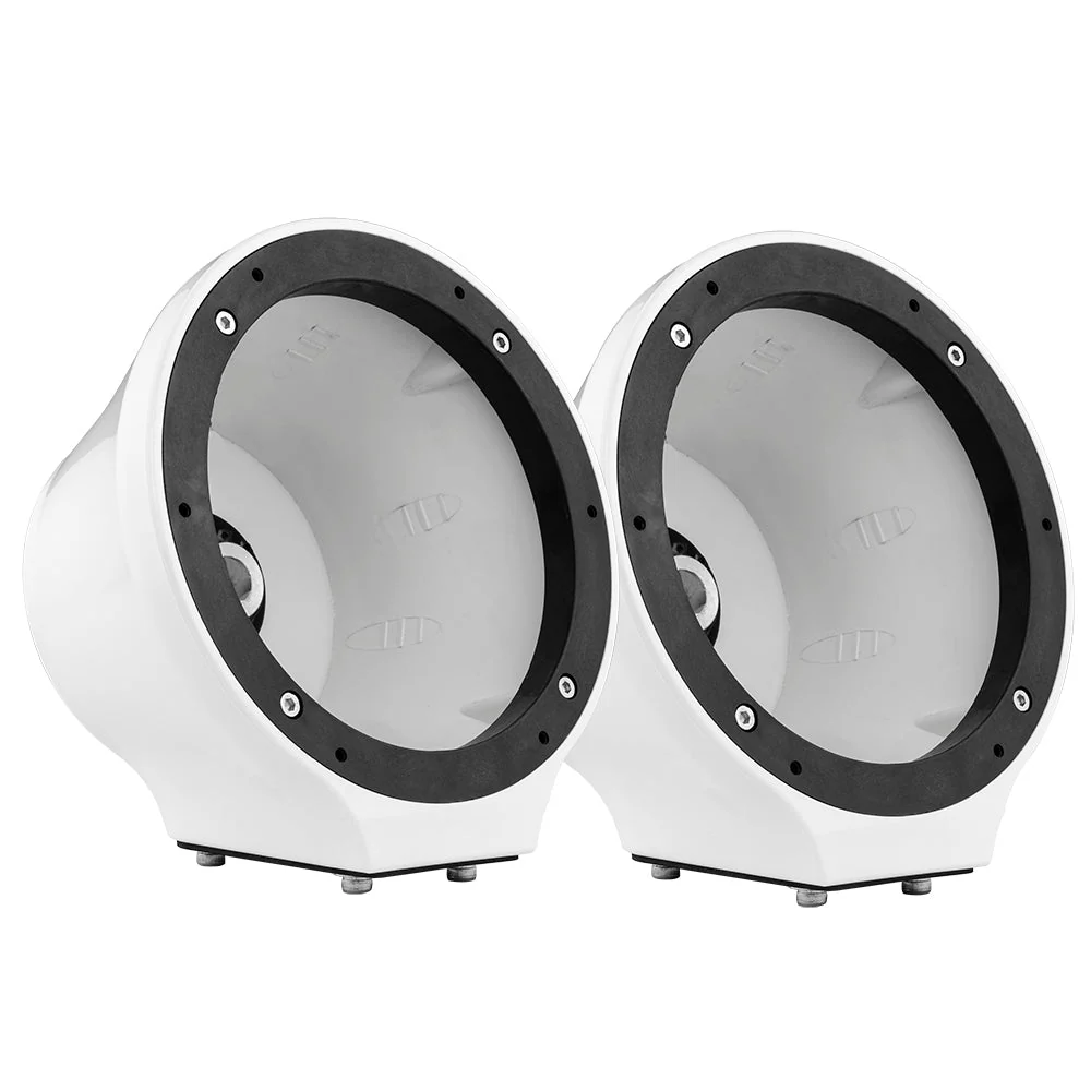 6.5” Universal Flat Mount Kick Panel Speaker Pod – Jet Skis, Jeeps, Motorcycles – RGB LED Lights - Image 4