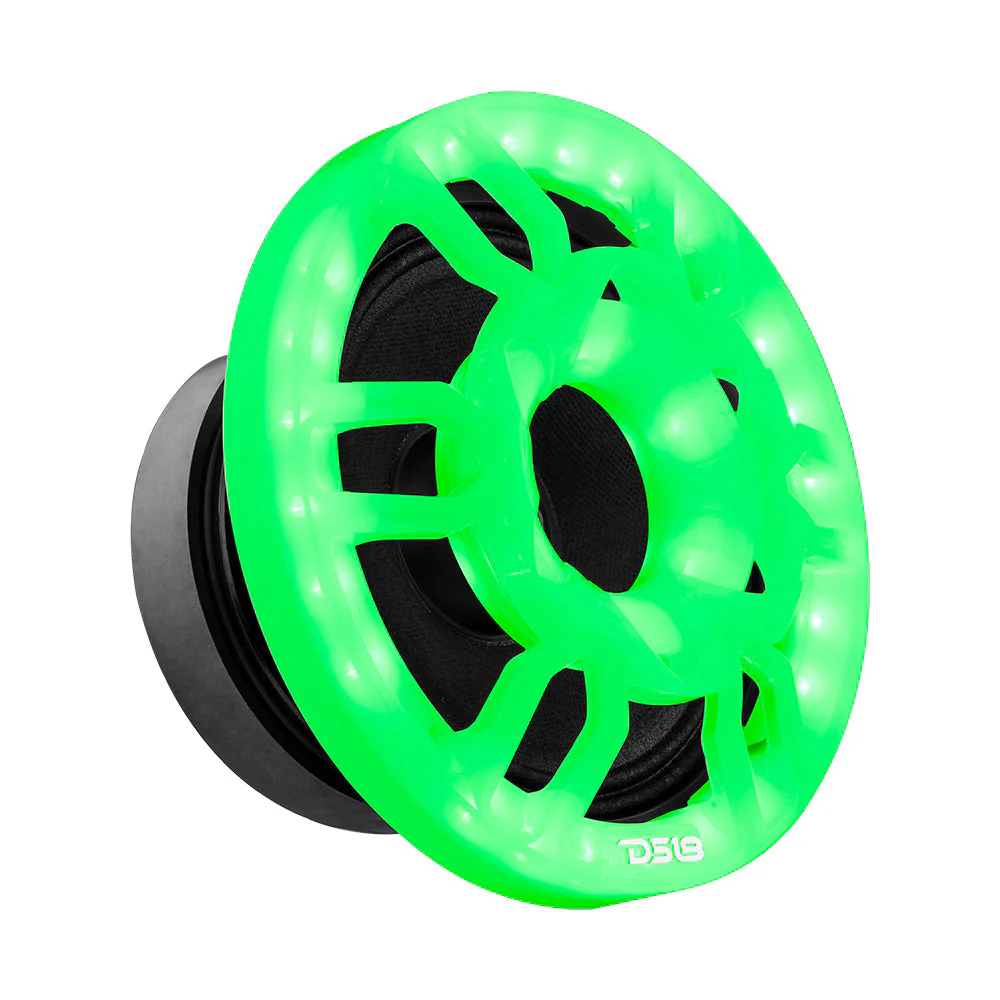 6.5" Universal Speaker Grill Cover -RGB LED Lights - Image 2