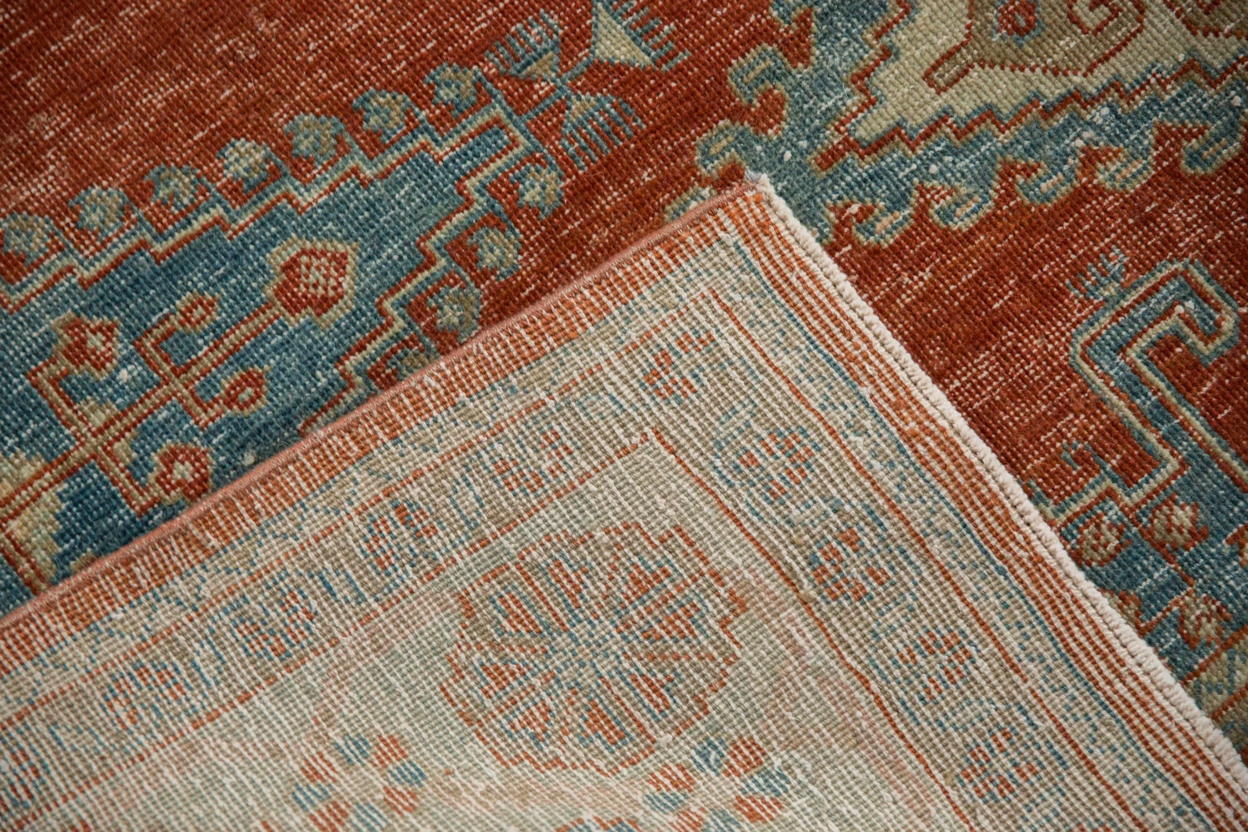 6.5x7 Vintage Distressed Veece Square Carpet - Image 10