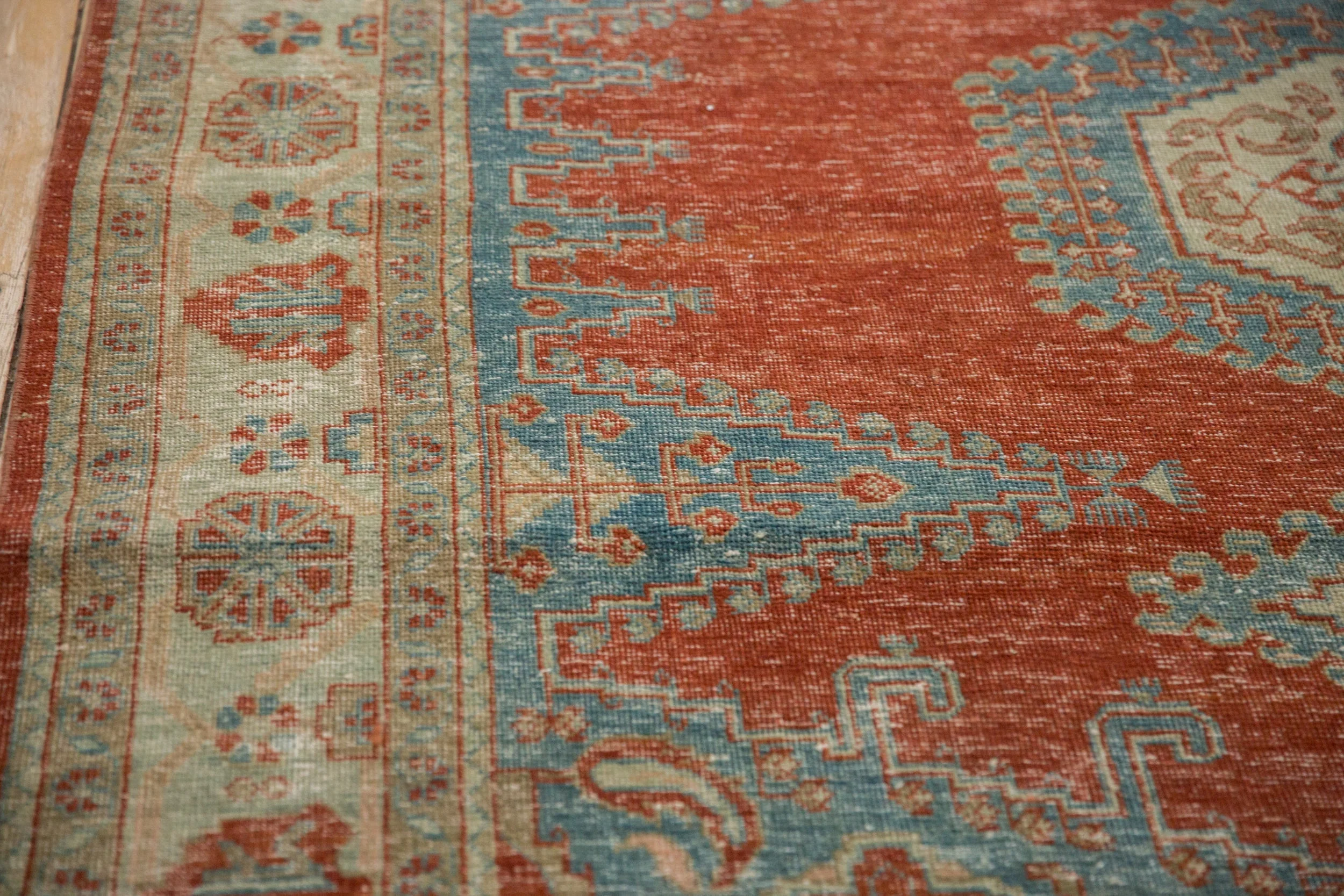 6.5x7 Vintage Distressed Veece Square Carpet - Image 7