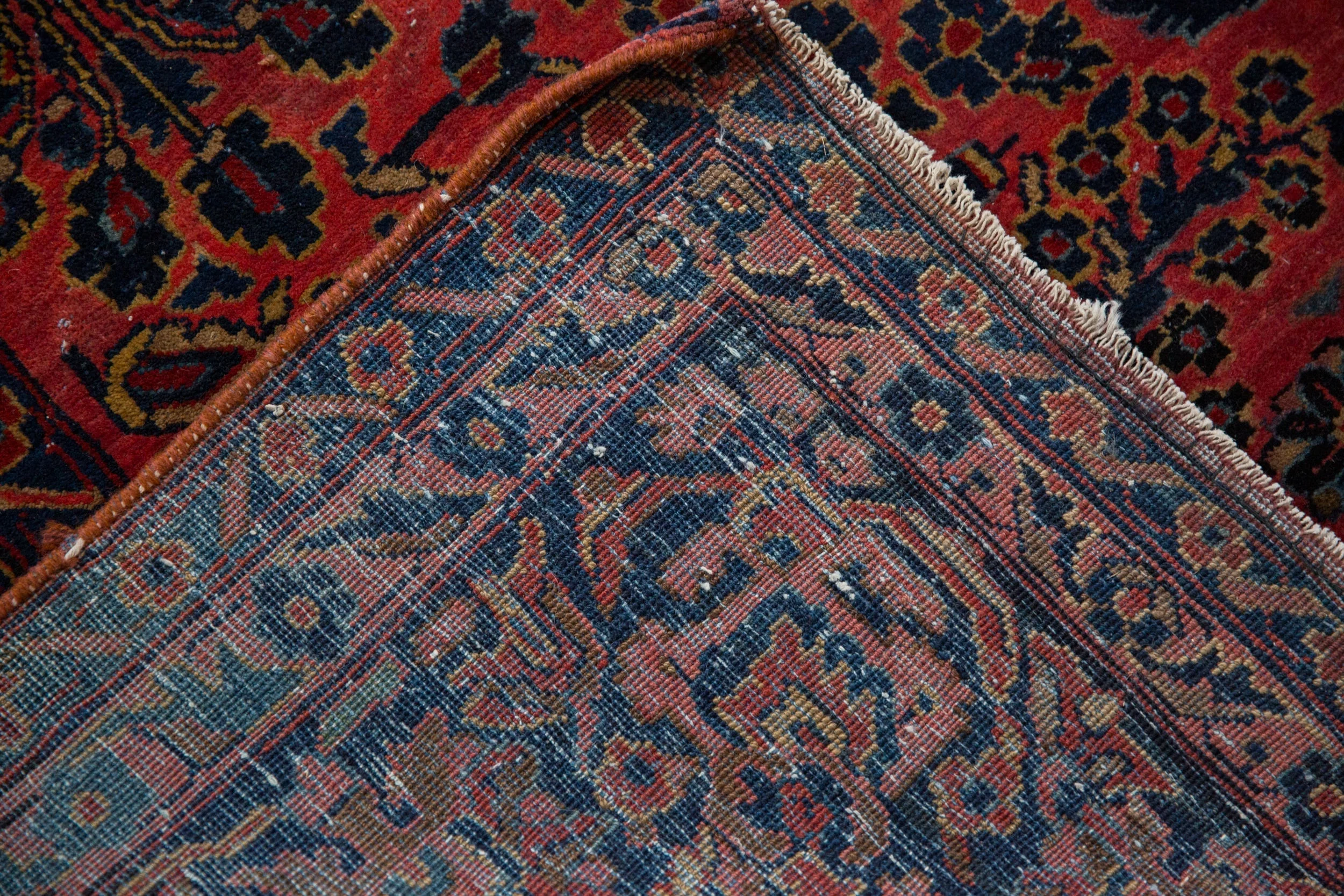 6.5x8.5 Antique Sarouk Carpet - Image 12