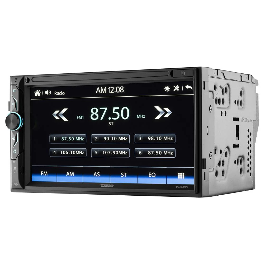 6.9" Touchscreen Mechless Double-DIN Headunit with Bluetooth, USB and Mirror Link - Image 4