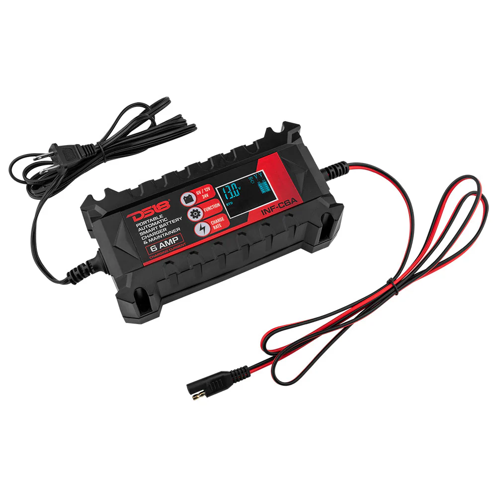 6 AMP Automatic Smart Lithium and AGM Car Battery Charger & Maintainer - Image 2