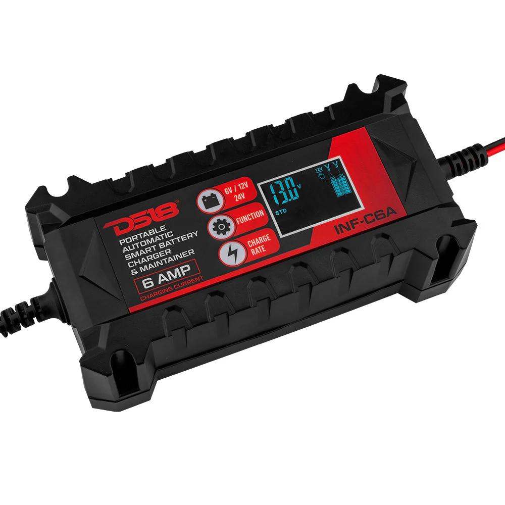 6 AMP Automatic Smart Lithium and AGM Car Battery Charger & Maintainer - Image 4