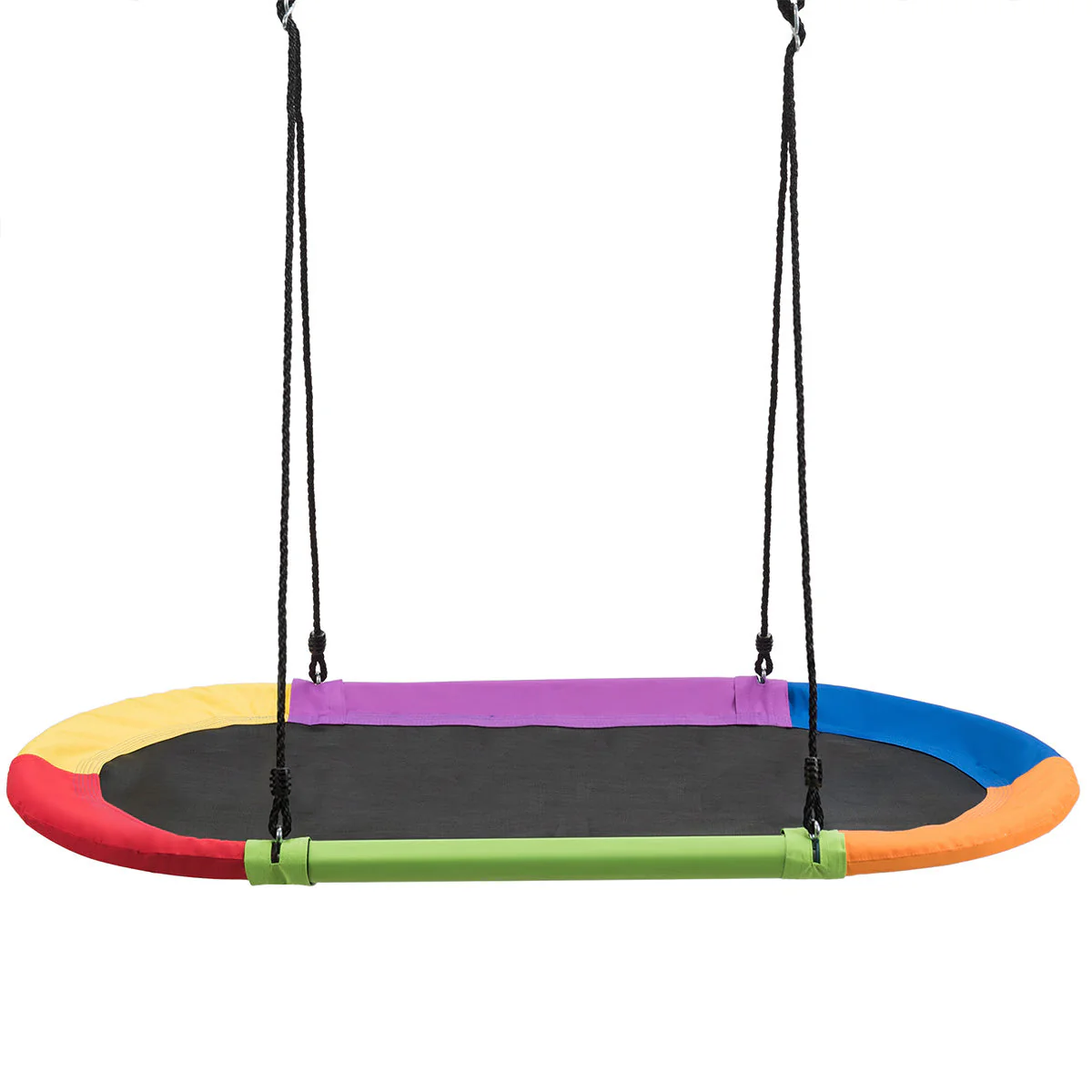 60 Inch Saucer Surf Outdoor Adjustable Swing Set-Colorful - Image 3