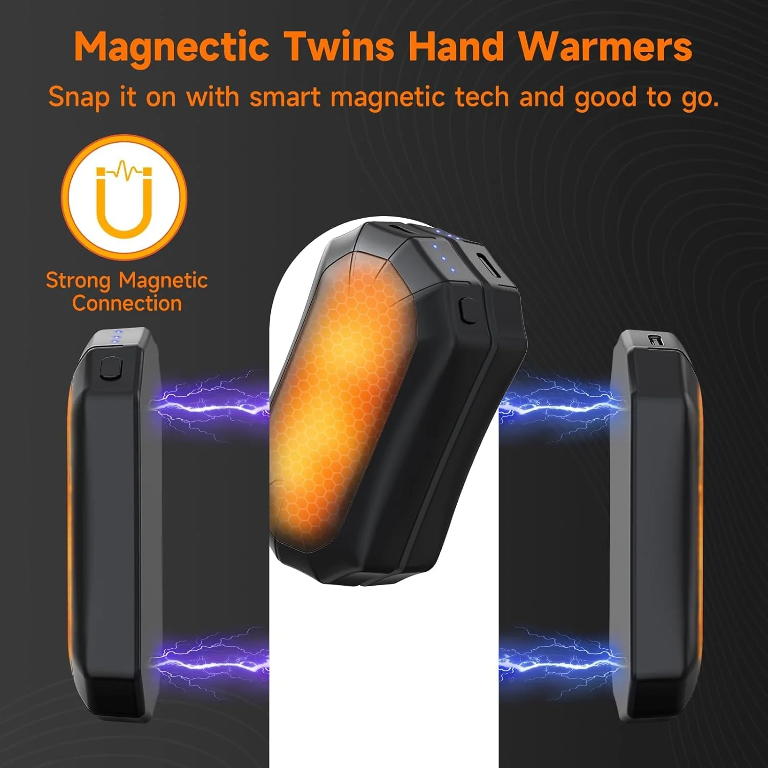 6000mAh 4 Pack Electric Hand Warmer - Image 4