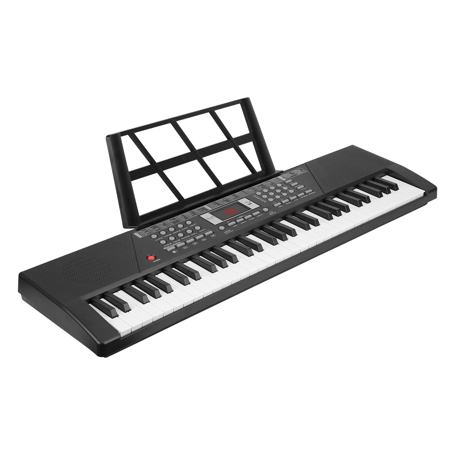 61 Keys Digital Music Keyboard Electric Piano Electronic Musical Instrument Kids Learning Keyboard with Microphone for 3-12 Year Old Kids Girls Boys - Image 4