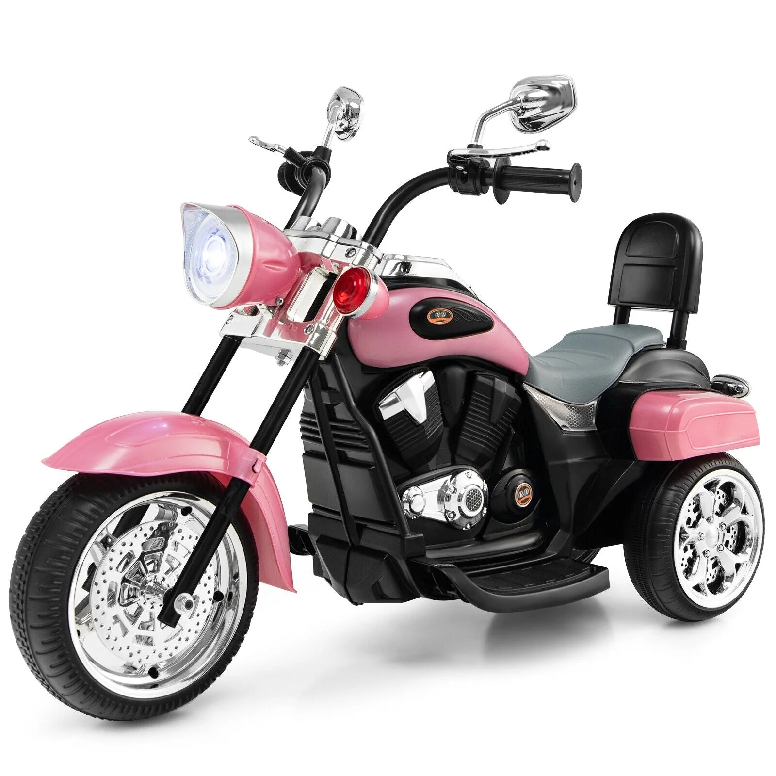 6V 3 Wheel Kids Motorcycle-Pink - Image 4