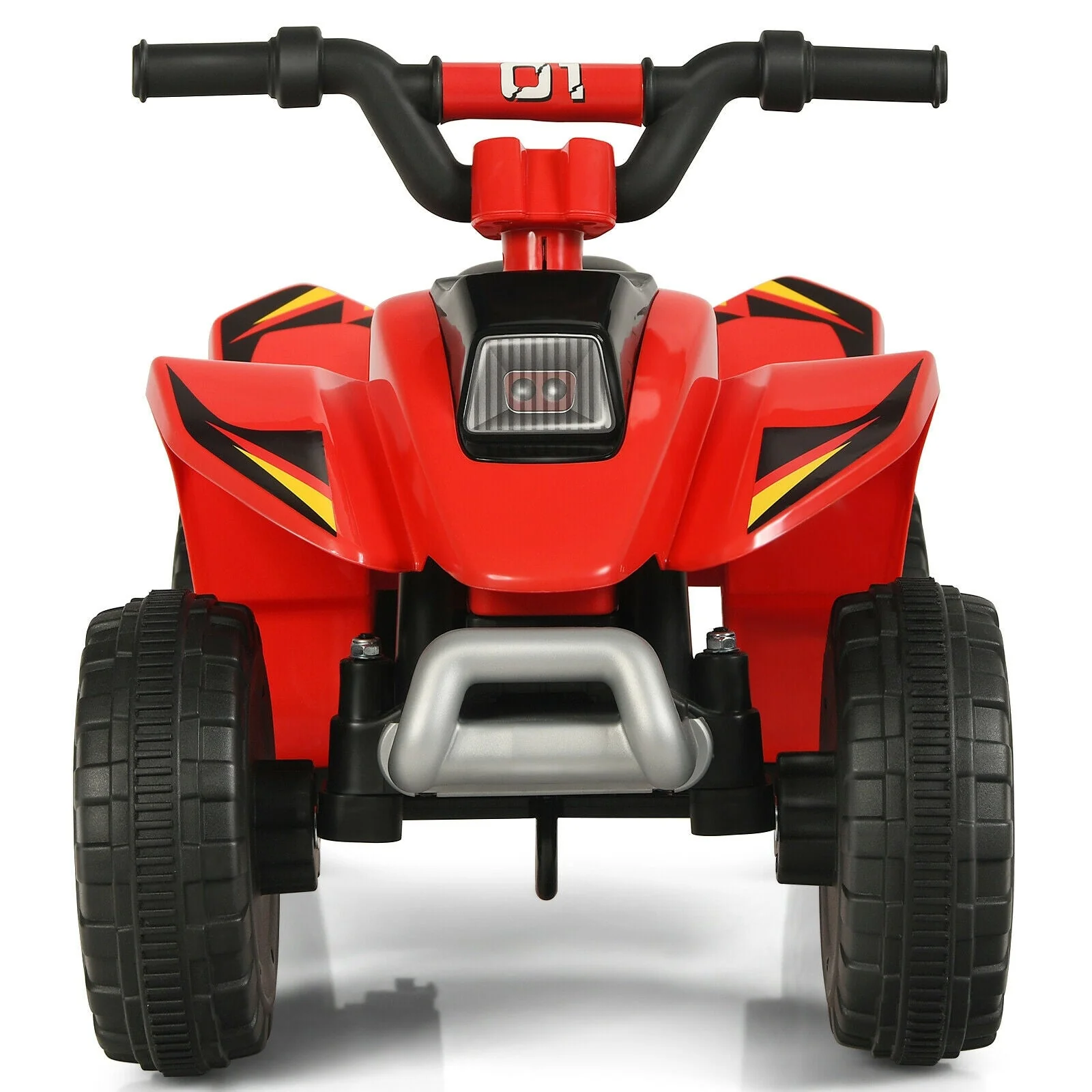 6V Kids Electric ATV 4 Wheels Ride-On Toy-Red - Image 4