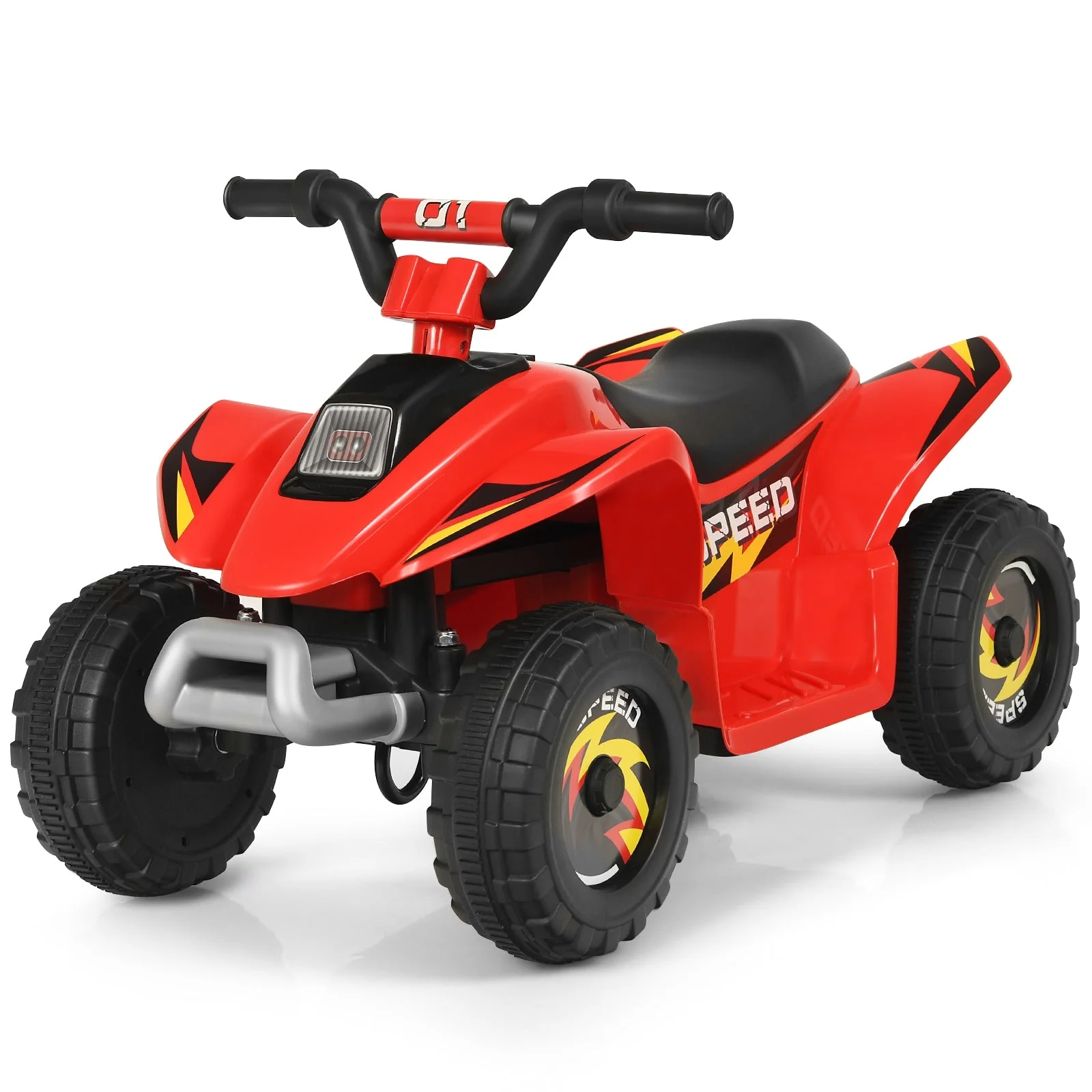 6V Kids Electric ATV 4 Wheels Ride-On Toy-Red - Image 6