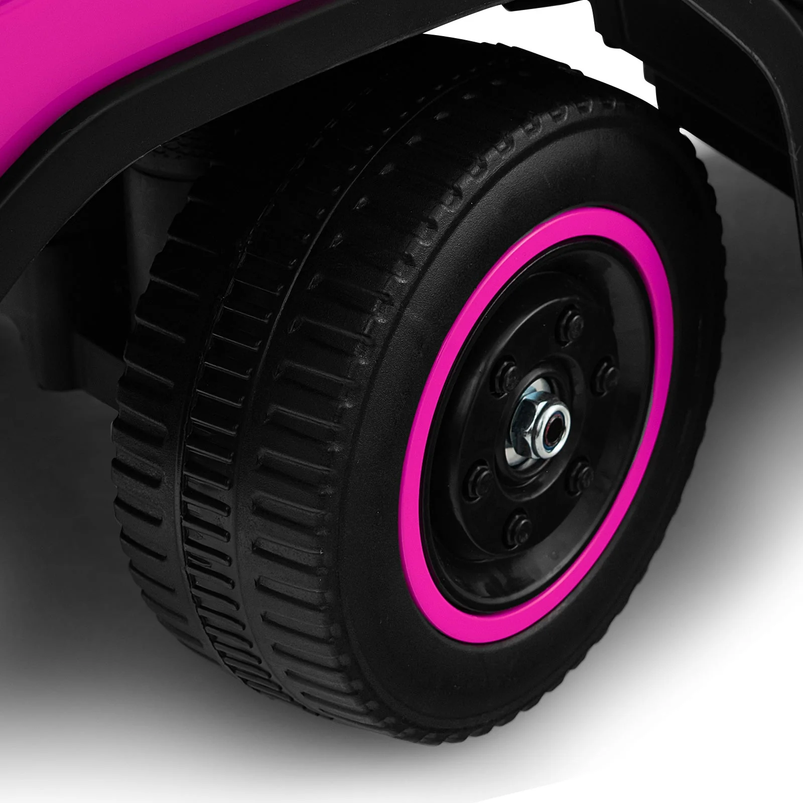 6V Kids Electric Ride-on Truck with Height Adjustable Seat-Pink - Image 8